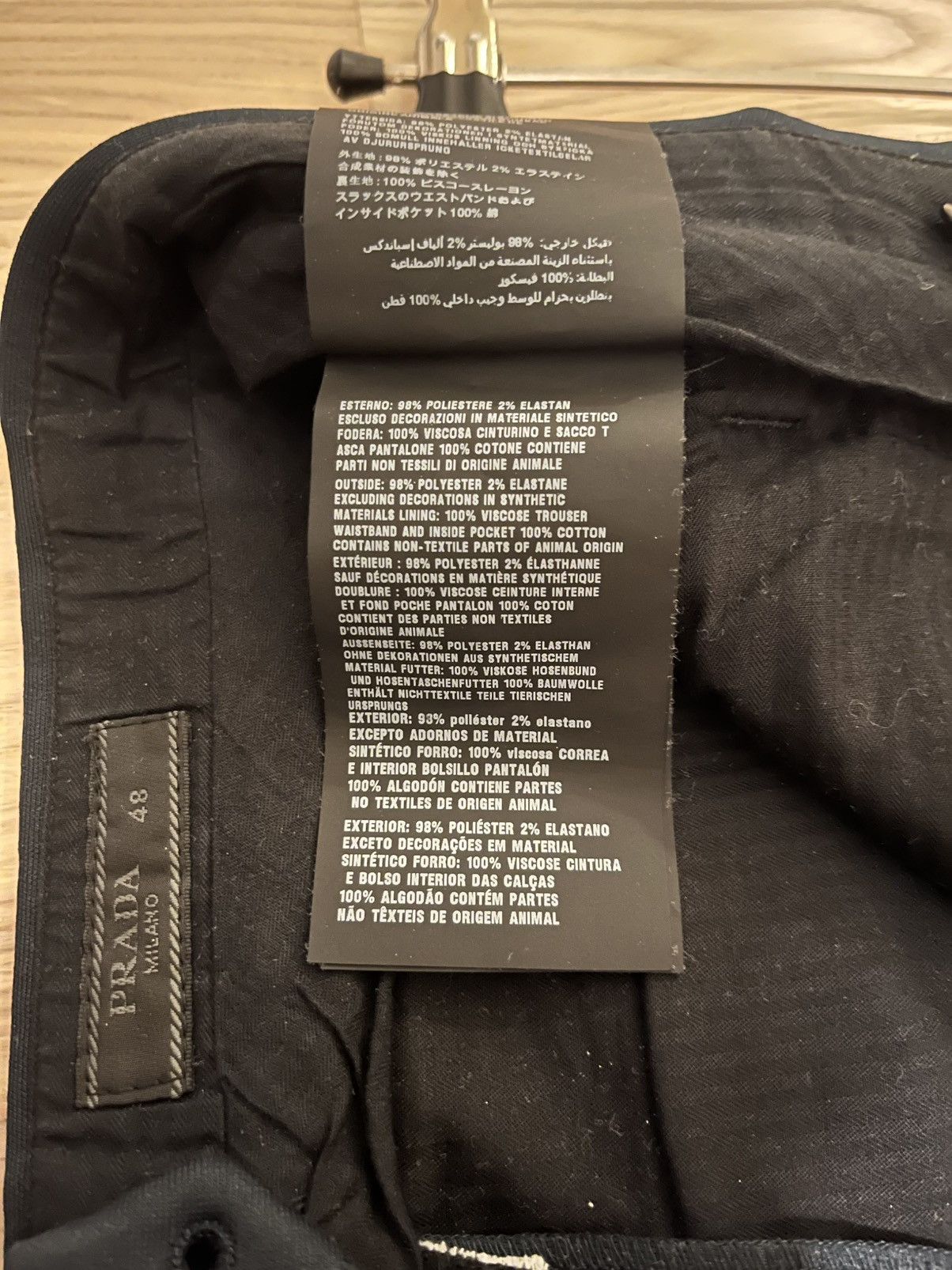 Prada Prada bootcut pleated tailors Size US 31 - 15 Thumbnail