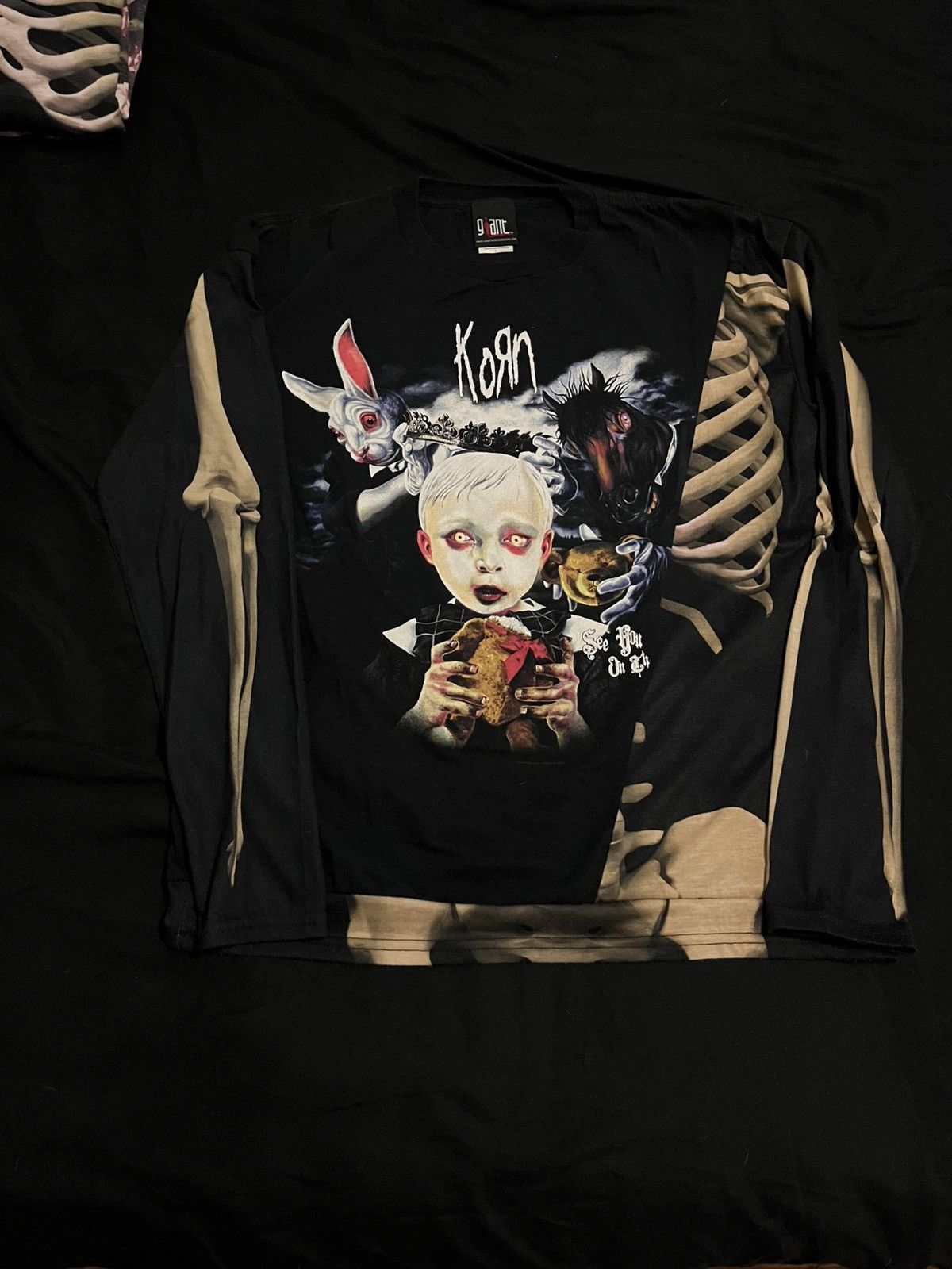 Disco Inferno Disco inferno korn skeleton long sleeve tee Size US M / EU 48-50 / 2 - 1 Thumbnail