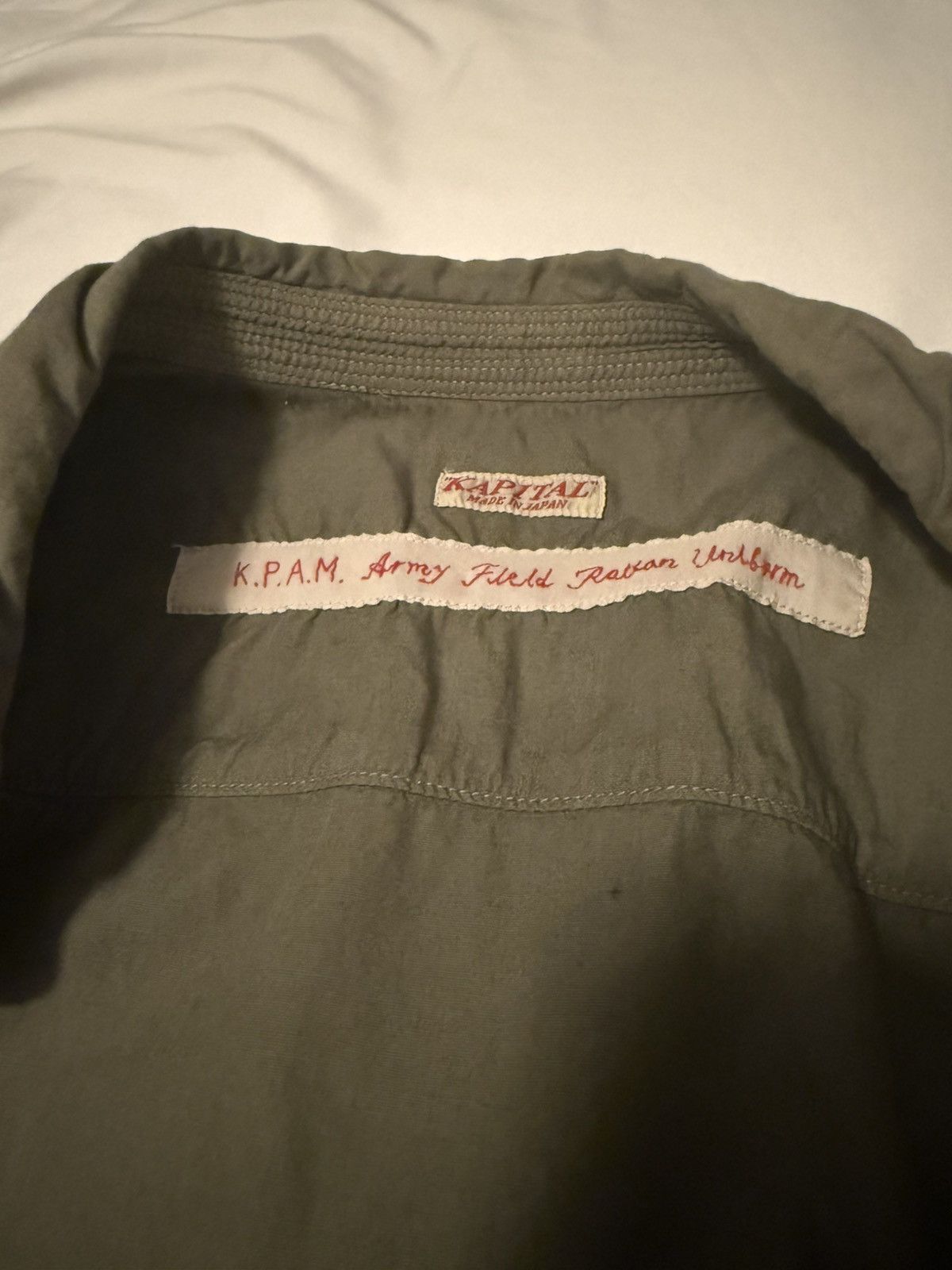 Kapital Kapital Army Field Shirt Jacket Olive Size US XL / EU 56 / 4 - 2 Thumbnail