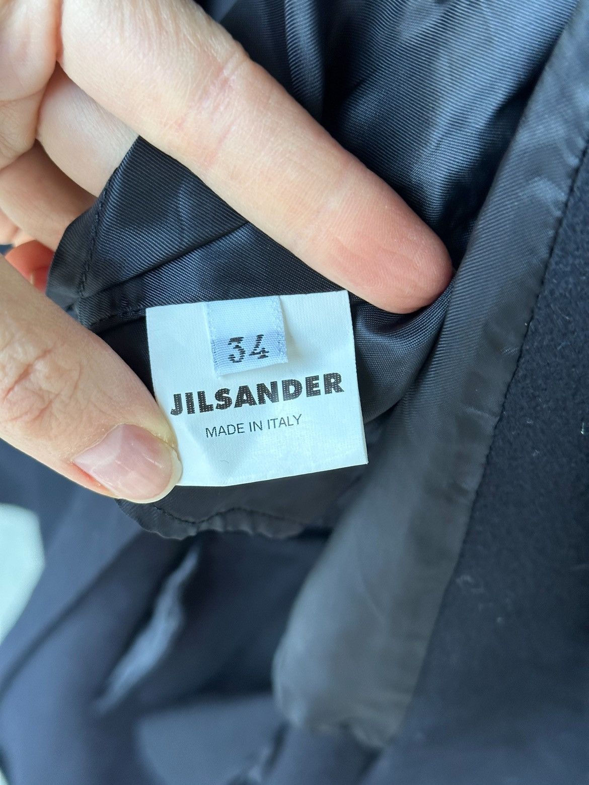 Jil Sander JIL SANDER Cashmere 100% Dark Blue Women Coat Size 34 Size XXS / US 00 / IT 34 - 8 Thumbnail