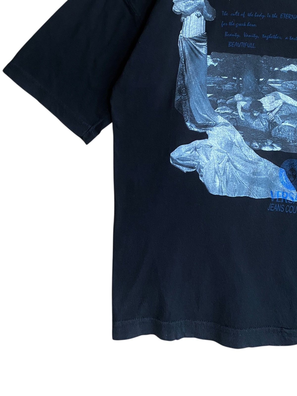 Versace Jeans Couture Very Rare Vintage Brand Versace Jeans Couture T-shirt 1990s Size US S / EU 44-46 / 1 - 4 Thumbnail