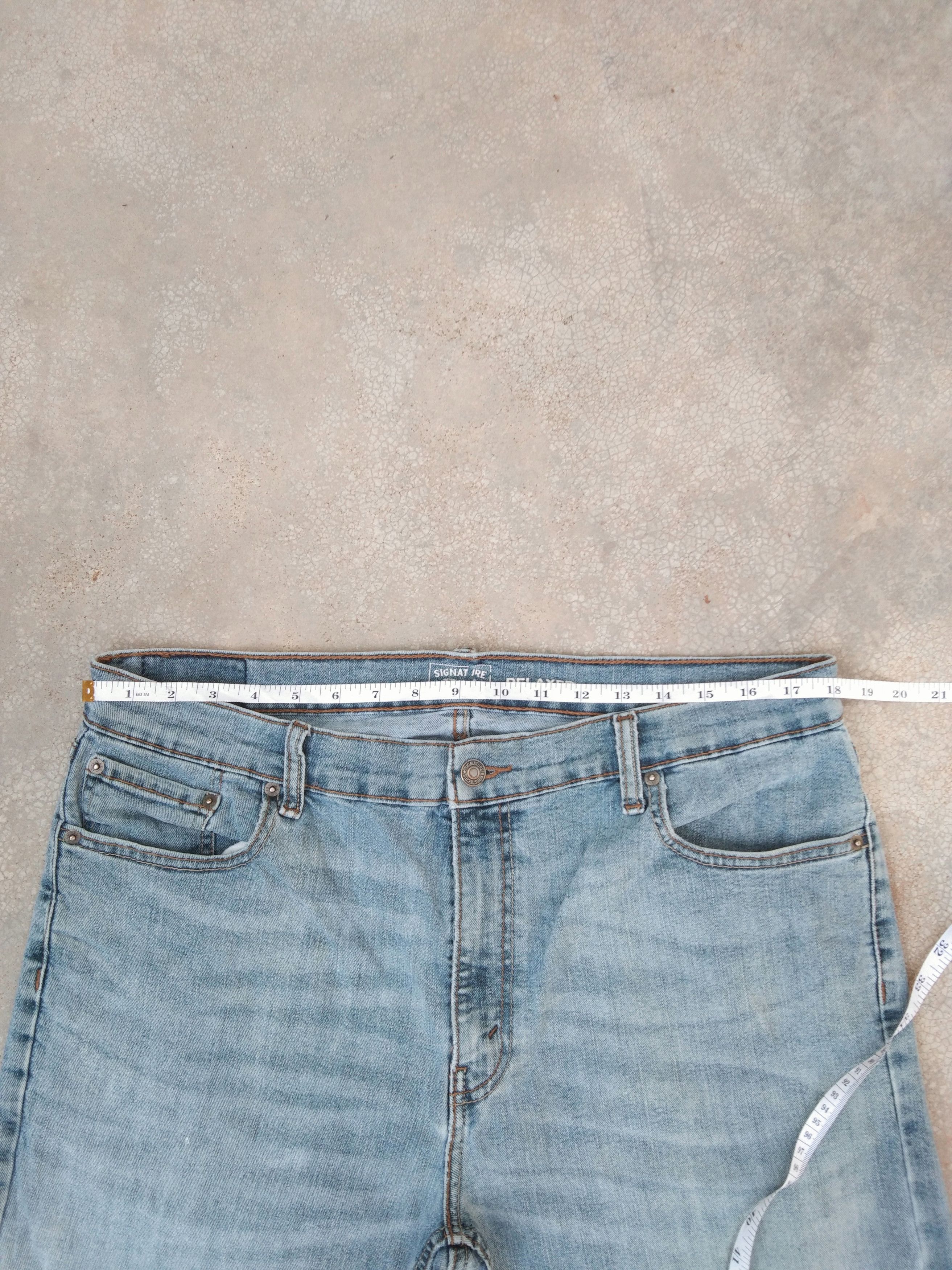 Levi's Vintage Levi's Signature Relaxed Distressed Jeans 36x32 Size US 36 / EU 52 - 6 Thumbnail