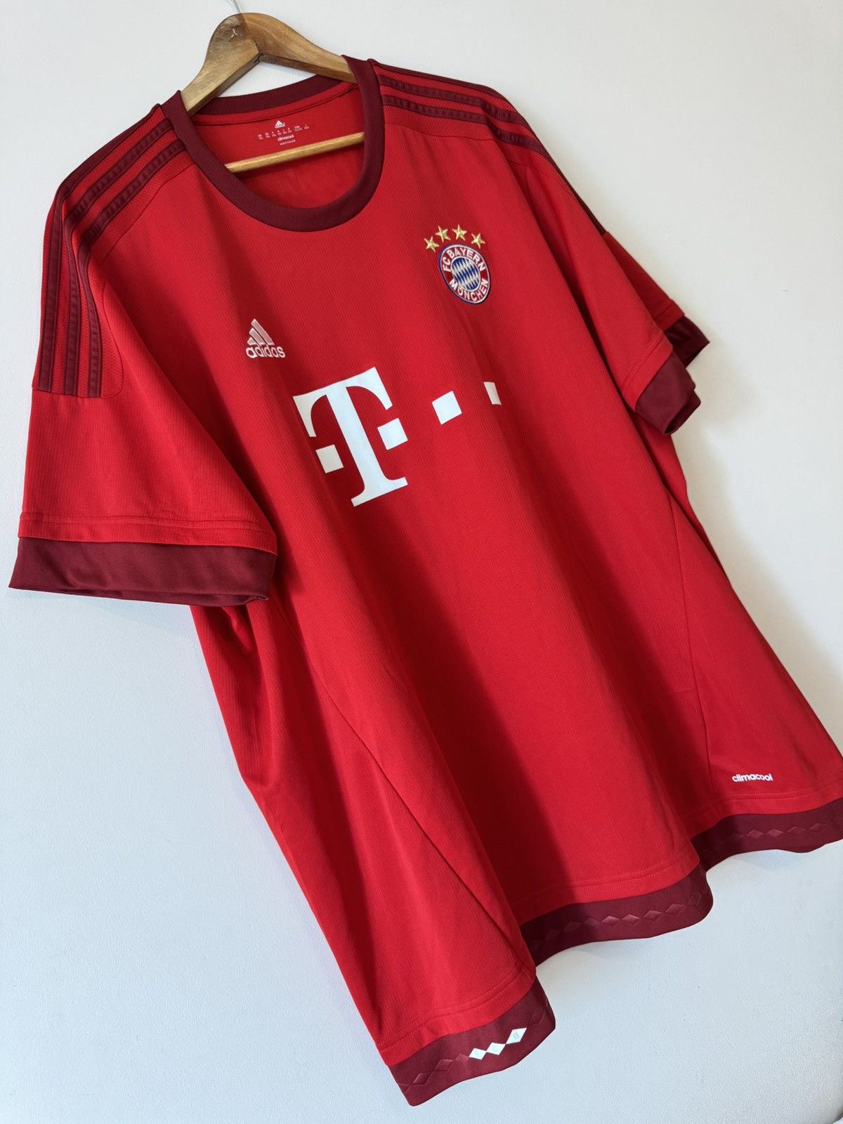 Adidas Bayern Munich 2015-2016 Home Soccer Jersey Football Shirt Size US XXL / EU 58 / 5 - 4 Thumbnail