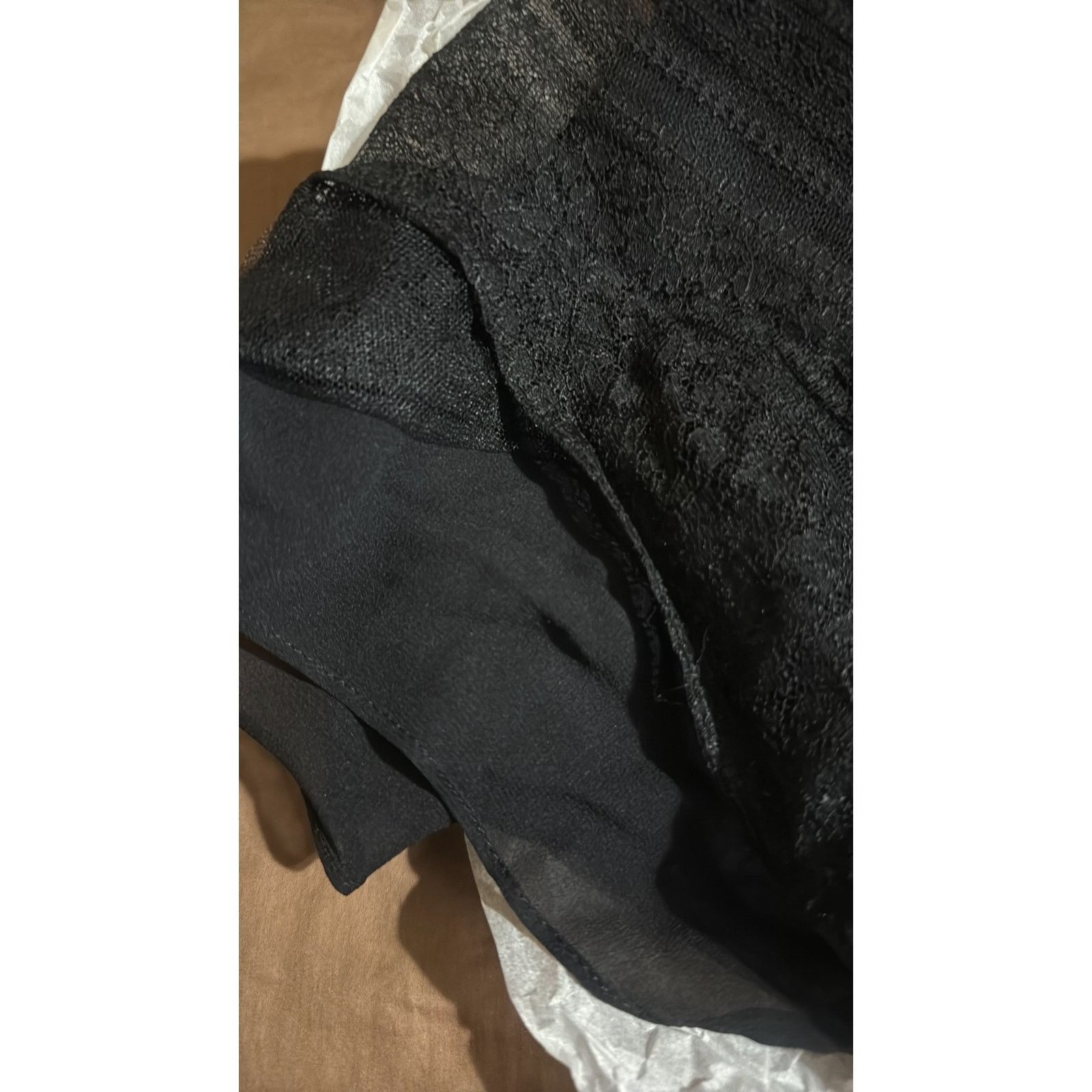 Valentino Valentino lace Tank top Black size 10 Size L / US 10 / IT 46 - 8 Thumbnail