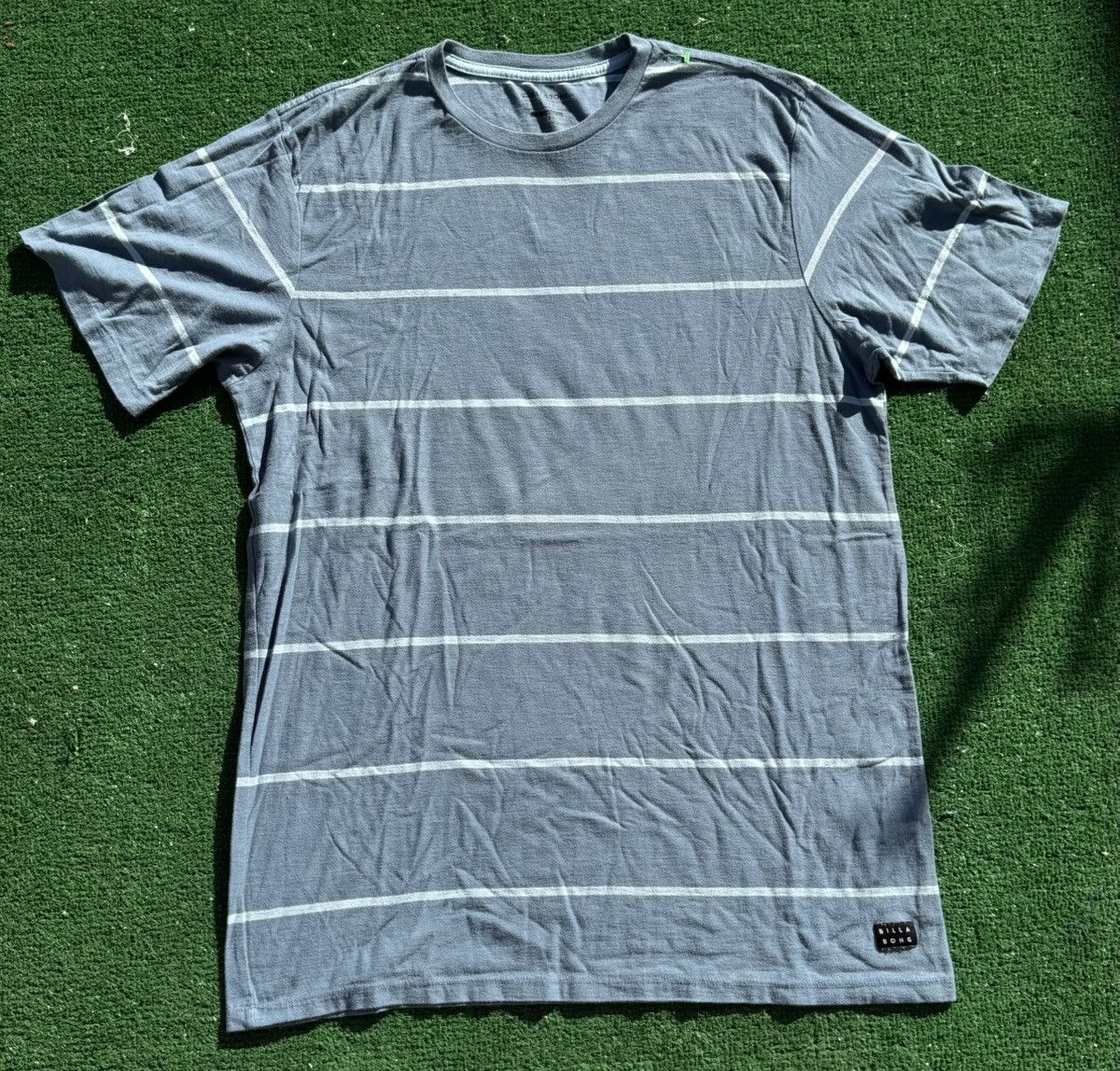 Billabong Blue Striped Billabong T-Shirt Size US XL / EU 56 / 4 - 1 Thumbnail