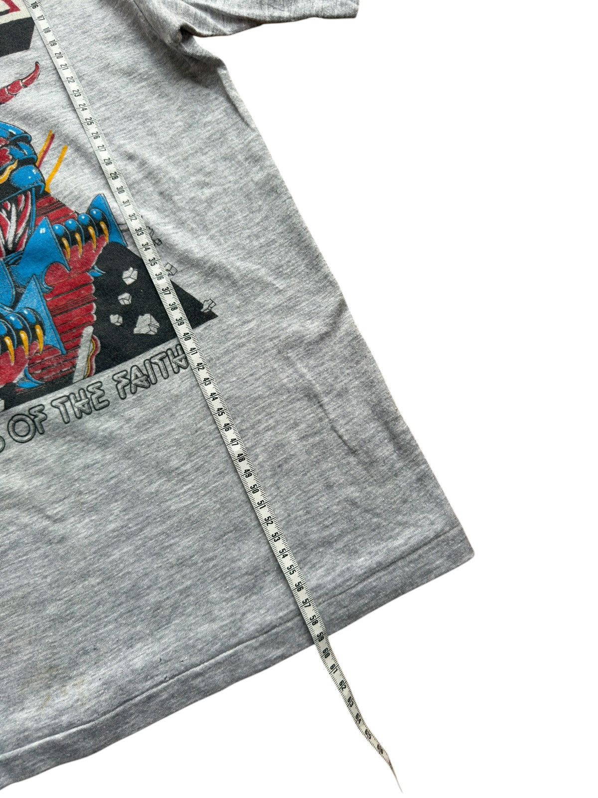 Band Tees *RARE*1983 DEFENDERS OF THE FAITH JUDAS PRIEST METAL TEE Size US M / EU 48-50 / 2 - 13 Thumbnail