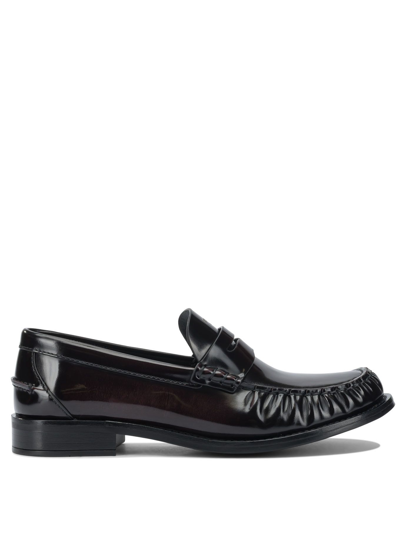 Prada Brushed Leather Loafers IT 40 Women - USA Duties Paid