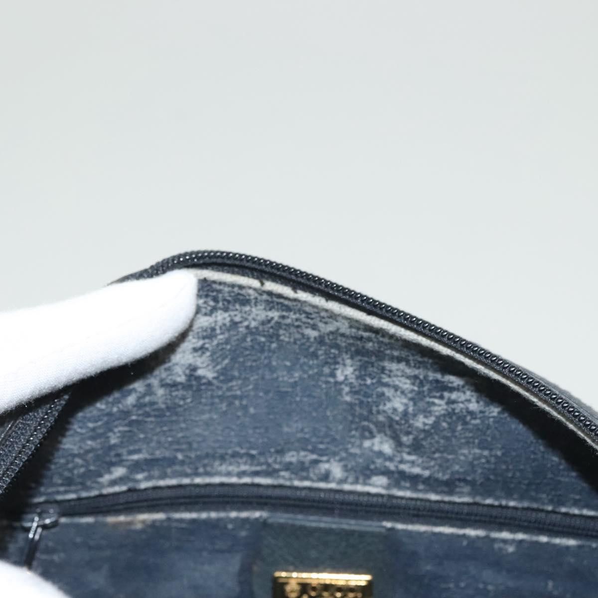 Gucci GUCCI GG Supreme Sherry Line Hand Bag Pvc Navy Gold Red Size ONE SIZE - 16 Thumbnail
