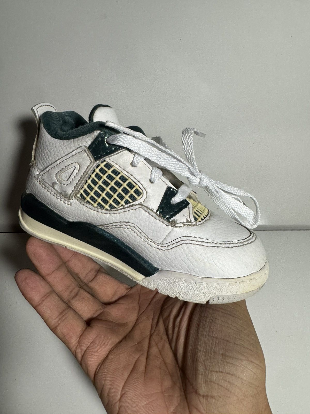 Jordan Brand Air Jordan 4 Retro PS “Oxidized Green” Size US 4 / IT 34 - 3 Thumbnail
