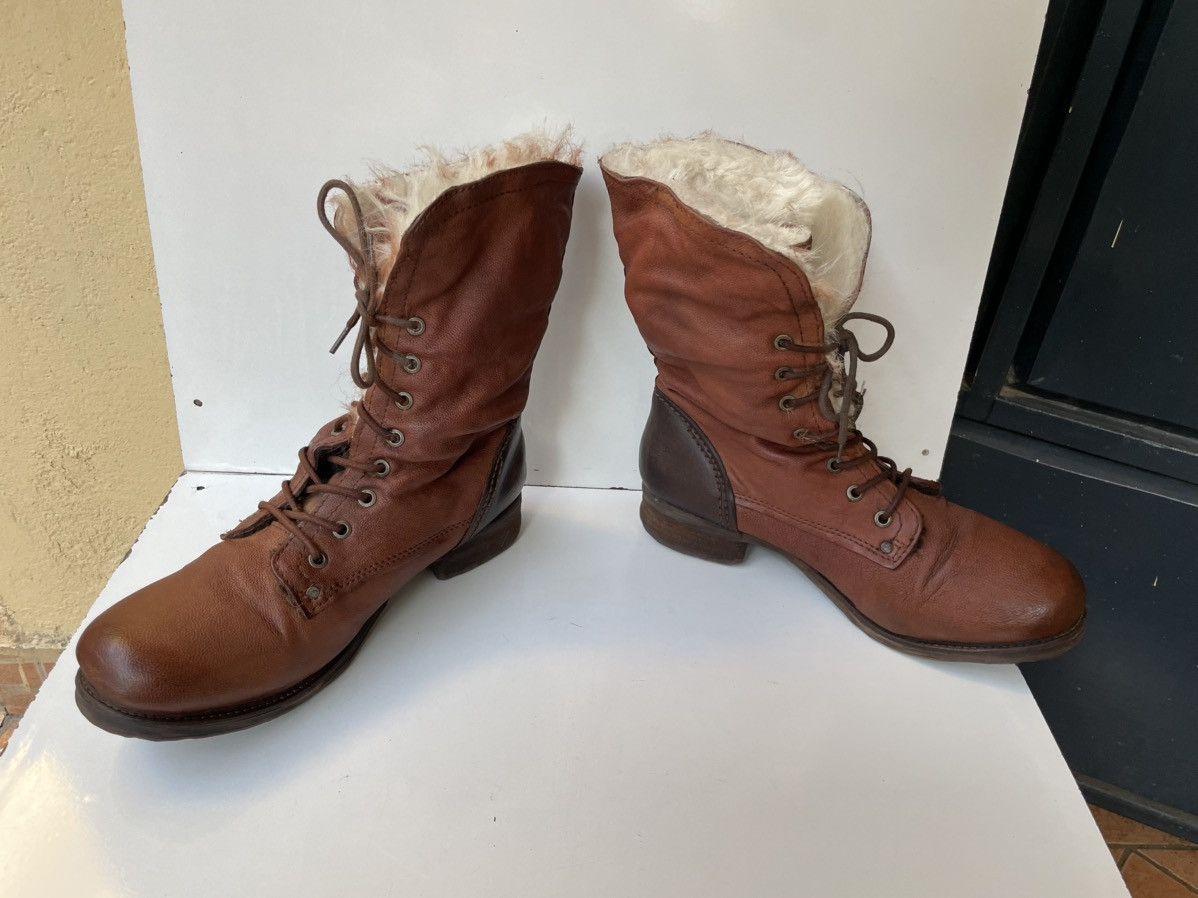A.S.98 A.S.98 Airstep Fur Leather Brown Boots EUR 41 / USA 9.5-10 Size US 10 / IT 40 - 8 Thumbnail