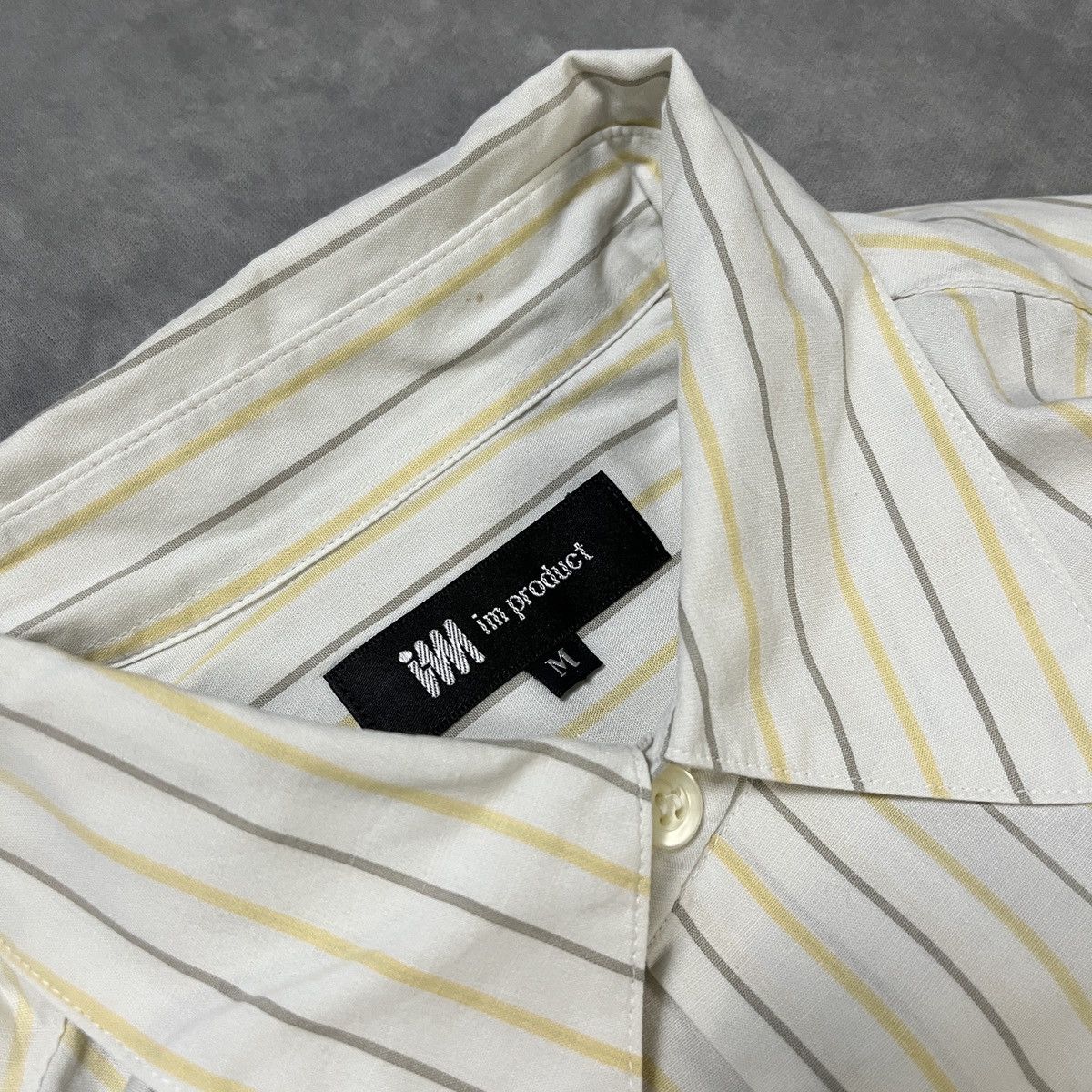 Issey Miyake IM Product Classic Minimalist Pinstripe Long Shirt Size US M / EU 48-50 / 2 - 3 Thumbnail