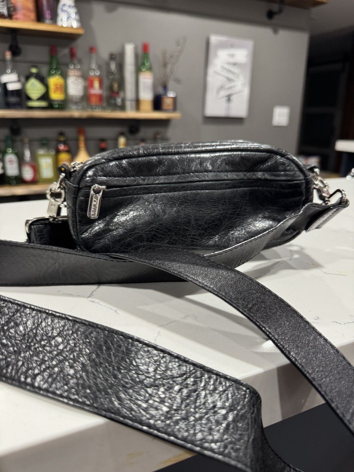 Danier Vintage Danier Leather Crossbody Bag Y2K Shoulder Pouch Size ONE SIZE - 6 Thumbnail