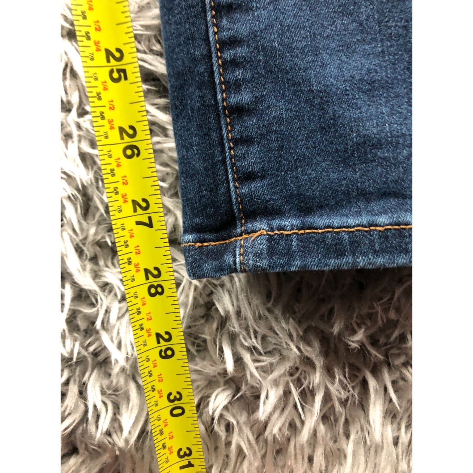 Banana Republic Banana Republic Jeans Skinny Denim Blue 32 Long Womens Mid Rise 5-Pocket Regular Fit Jeans Womens Boys/Mens? Size 24" / US 00 / IT 34 - 3 Thumbnail