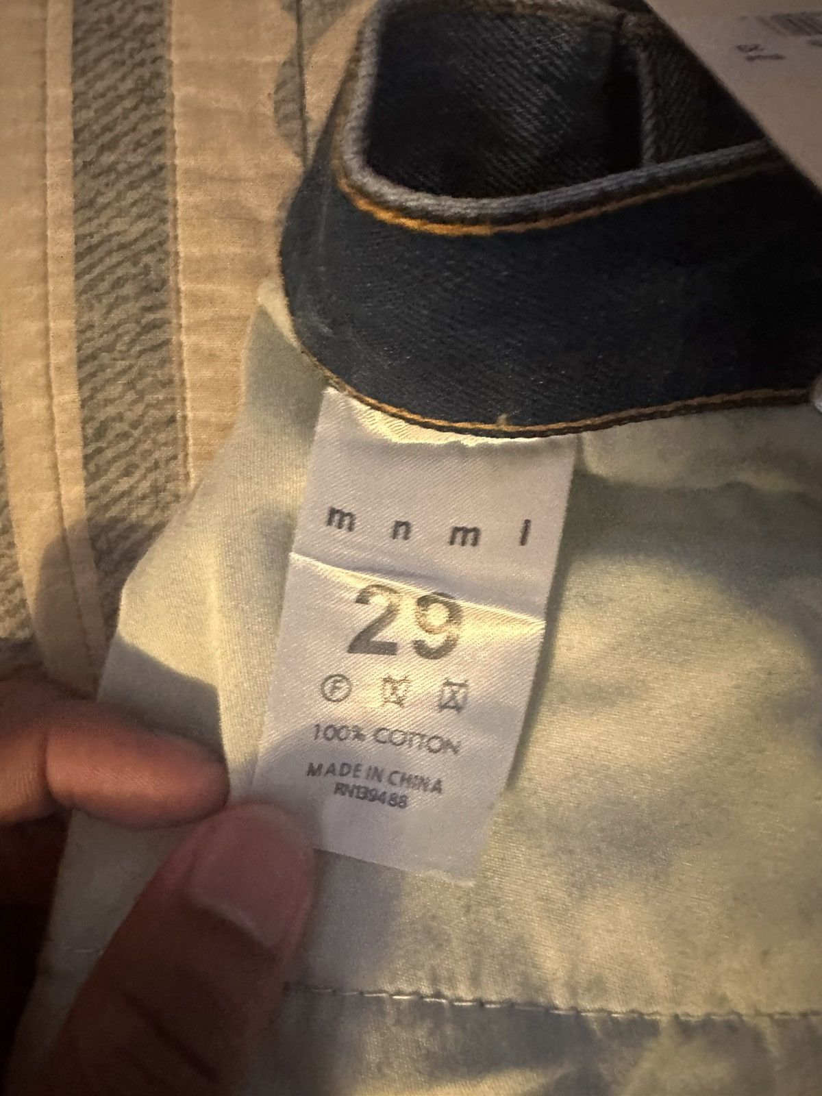 MNML Mnml Baggy Jeans Size US 29 - 3 Thumbnail