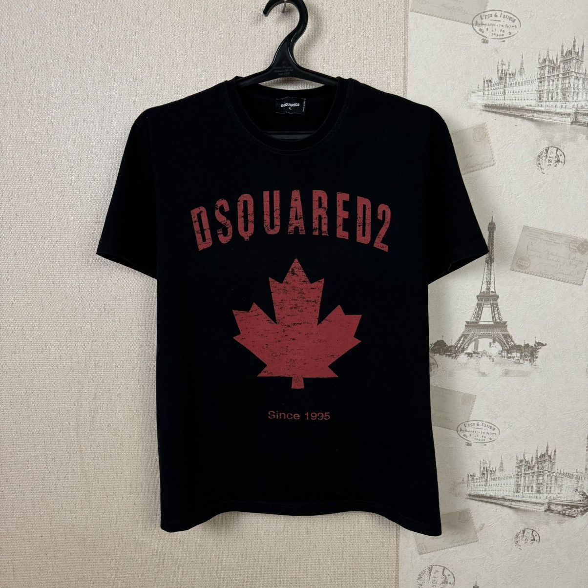 Dsquared2 Dsquared2 T shirt Logo Black Men XL Luxury Streetwear Size US XL / EU 56 / 4 - 7 Thumbnail