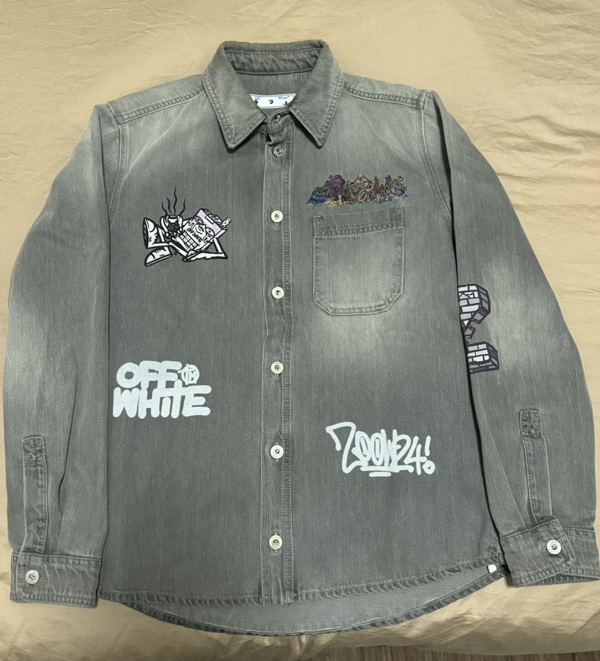 Off-White Off-White denim shirt Size US L / EU 52-54 / 3 - 1 Thumbnail