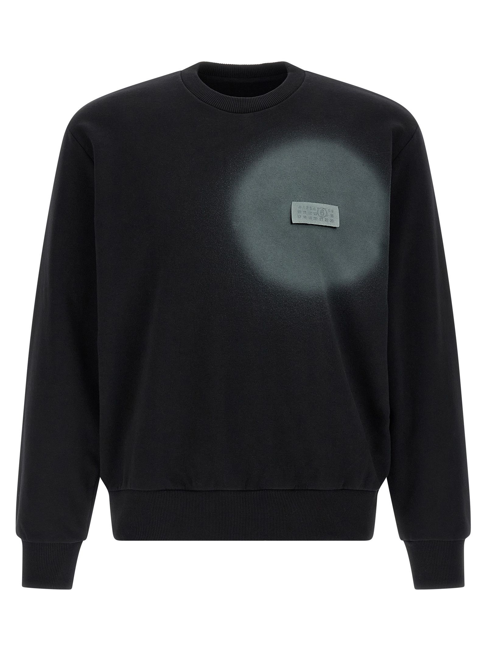 Maison Margiela 'Numeric Signature Mm6' Spray Sweatshirt Size US L / EU 52-54 / 3 - 1 Thumbnail