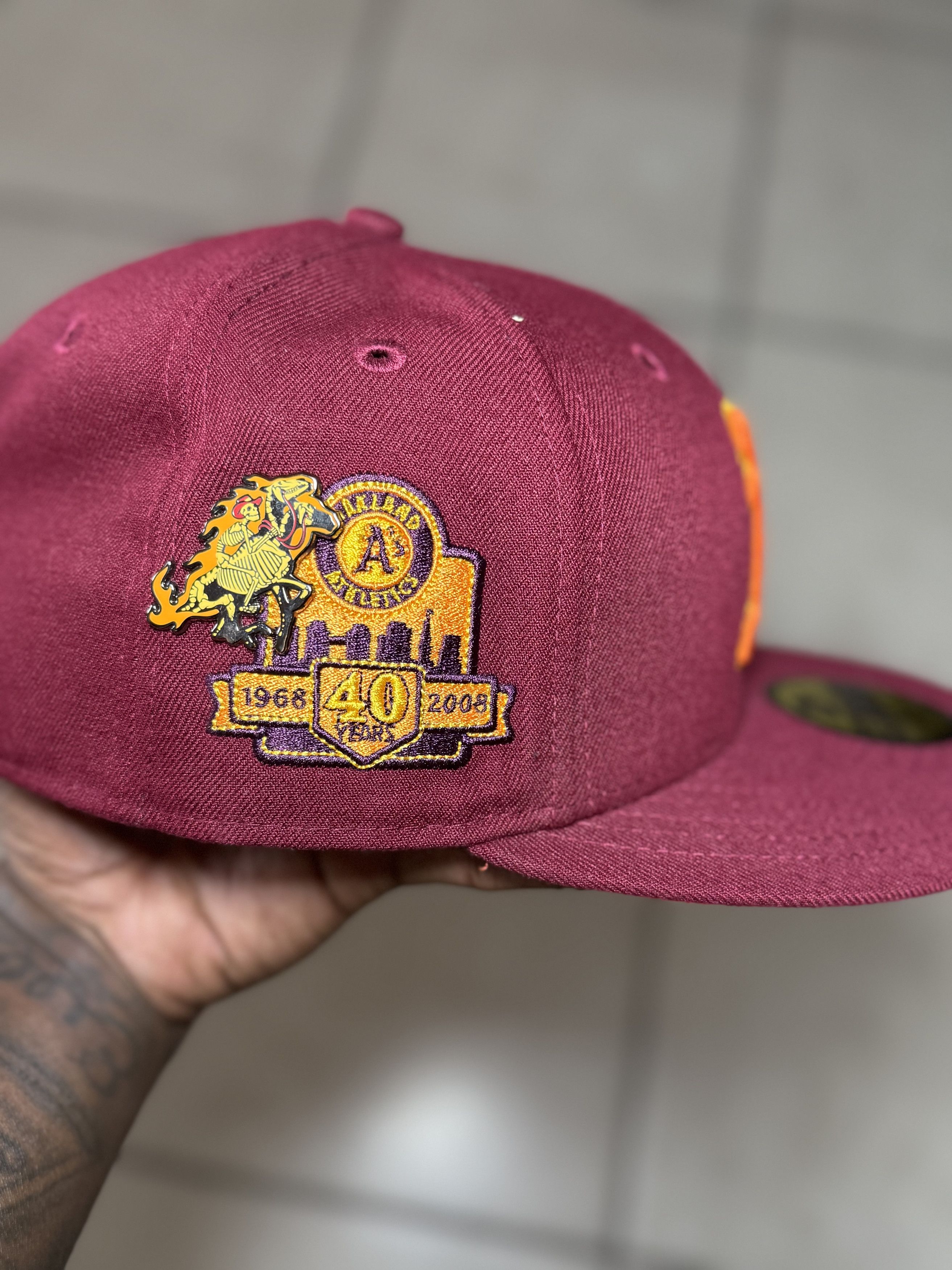 Hat Club × New Era 7 1/4 OAKLAND A's 40TH ANNIVERSARY SUNSET BLVD. Size ONE SIZE - 5 Thumbnail