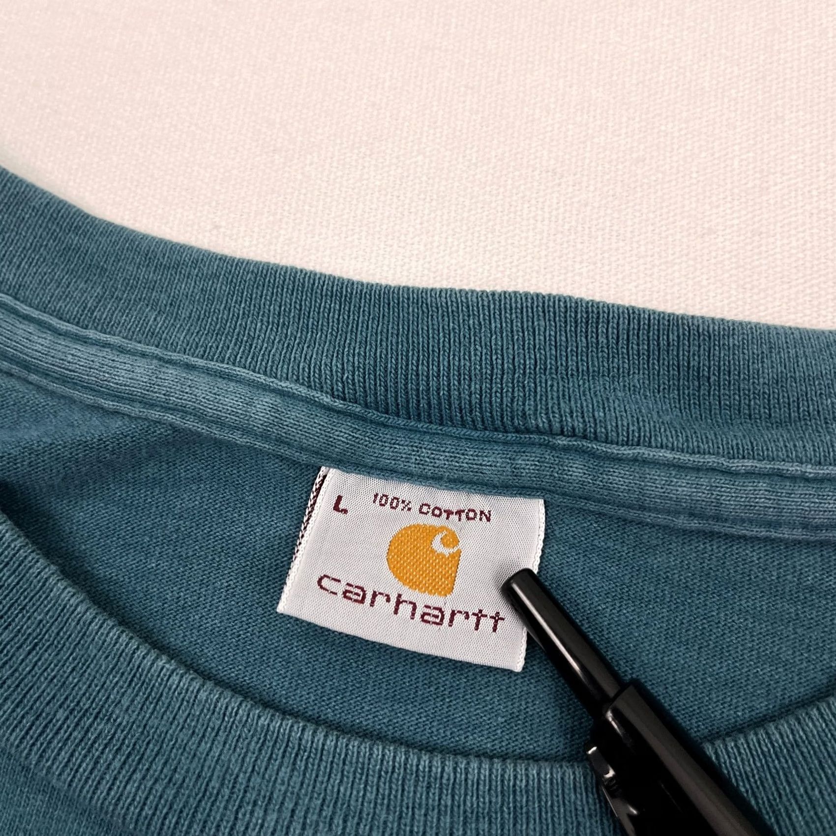 Carhartt VINTAGE Carhartt Shirt Mens L Green 90s Graphic Print Logo Classic Outdoor Made in USA Men’s L Green Shirt Size US L / EU 52-54 / 3 - 3 Thumbnail