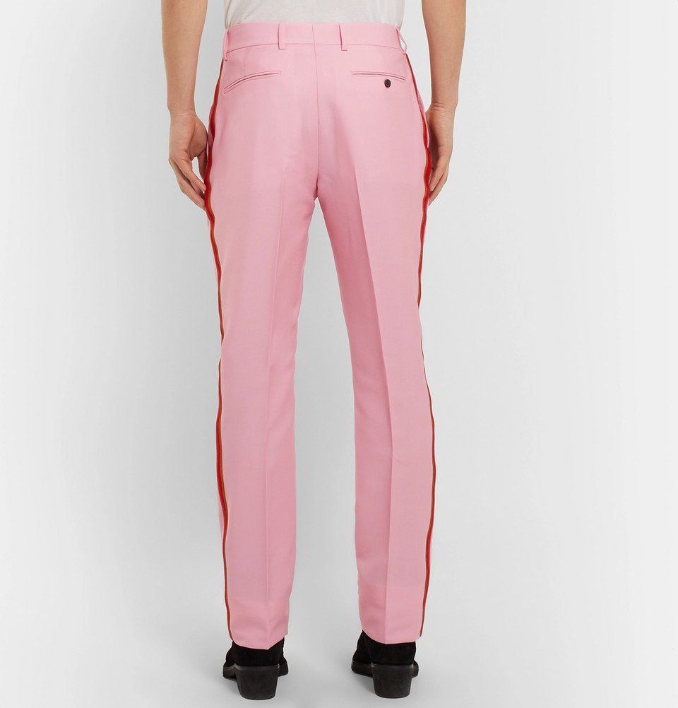 Calvin Klein 205W39NYC FW18 MARCHING BAND PANTS Pink Grailed