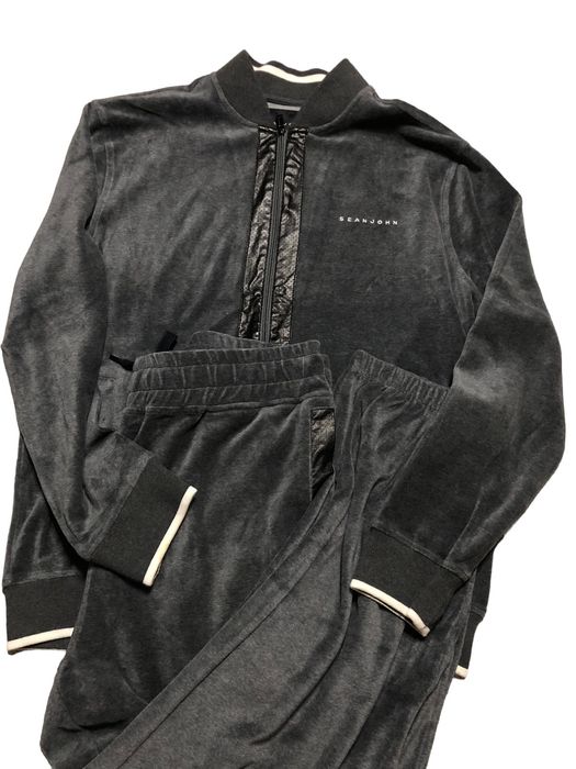 Sean john tracksuit online velour jacket and pants