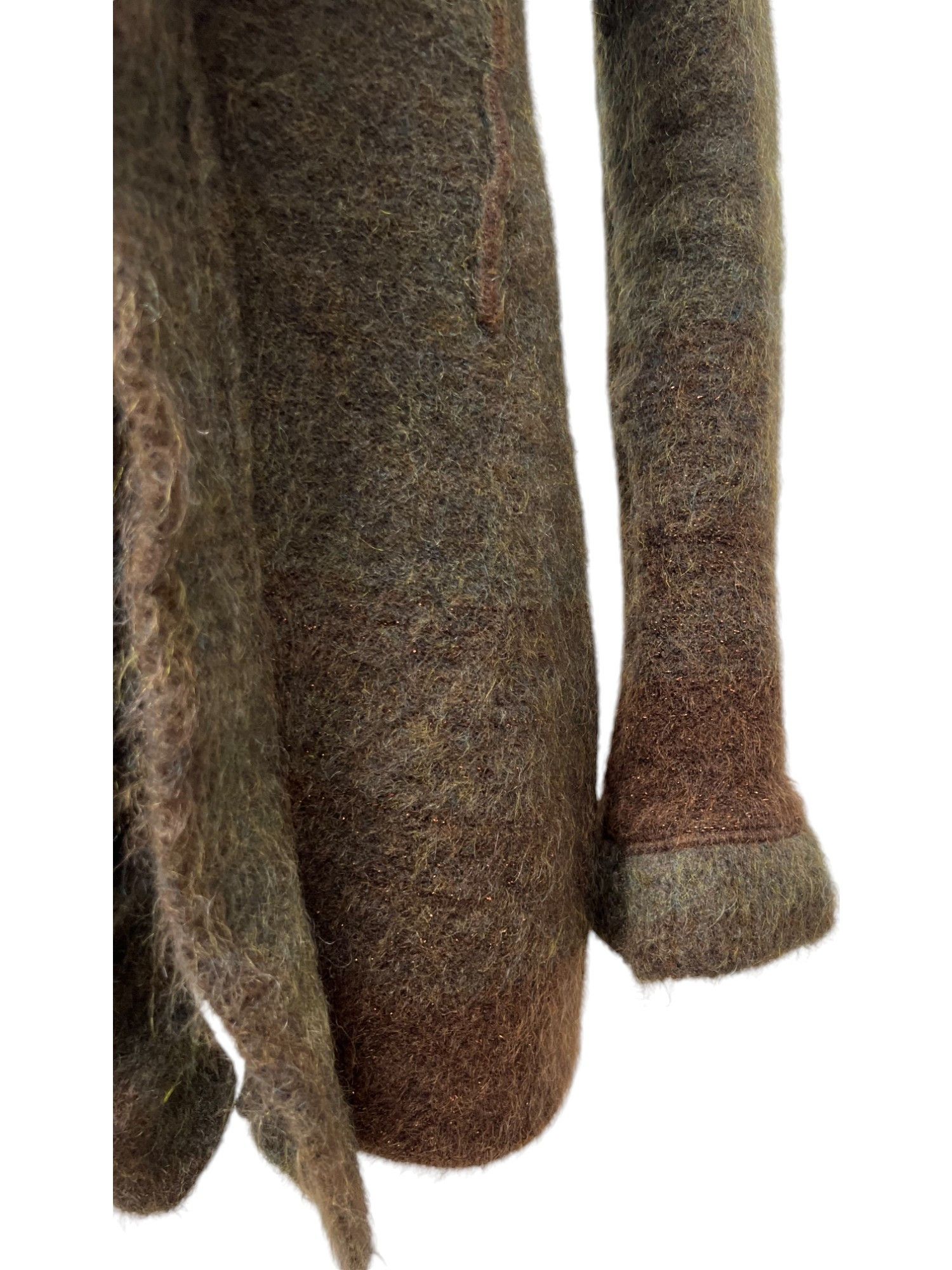 Roberto Cavalli FW2005 Knitted Wool Coat Size M / US 6-8 / IT 42-44 - 5 Thumbnail