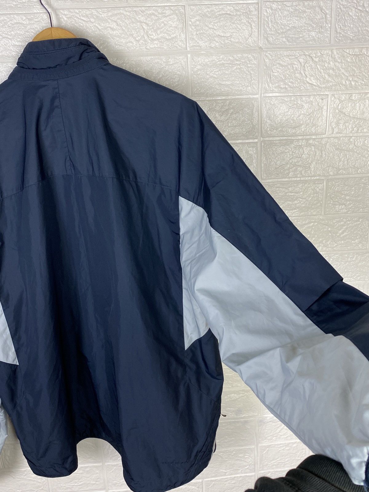 Nike × Vintage Vintage Nike Windbreaker Jacket Navy Blue Full Zip Size L Size US L / EU 52-54 / 3 - 8 Thumbnail