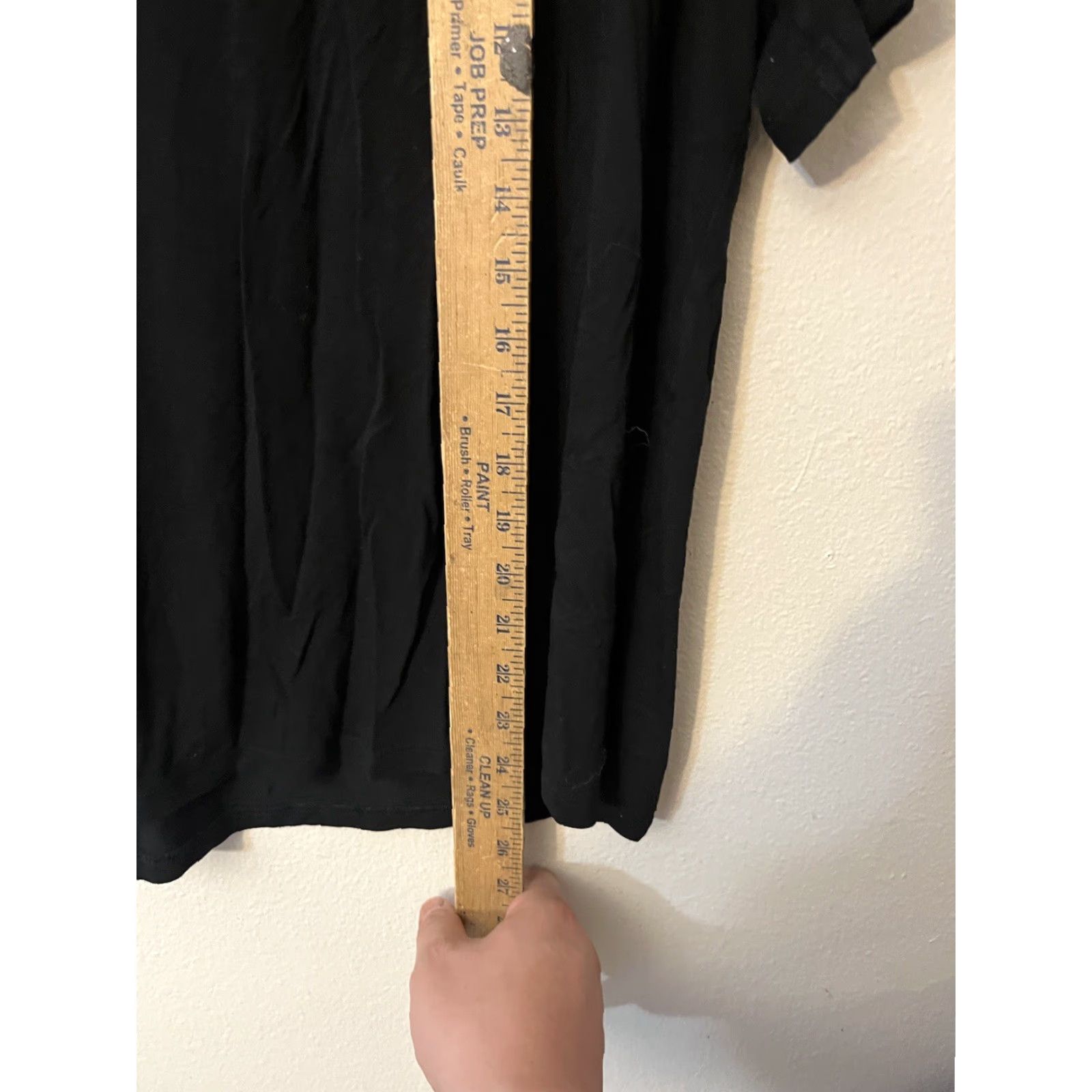 Old Navy VINTAGE? Old Navy Luxe Short Sleeve Tshirt Round Neck Black Large Size L / US 10 / IT 46 - 4 Thumbnail