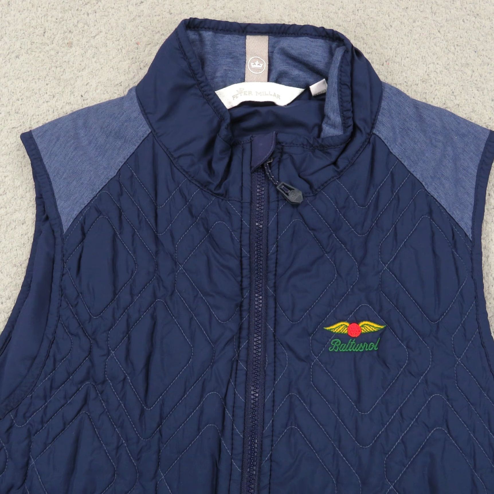 Peter Millar Peter Millar Vest Womens Medium Navy Blue Baltusrol Lizzie Hybrid Quilted Golf Vest Size M / US 6-8 / IT 42-44 - 4 Thumbnail