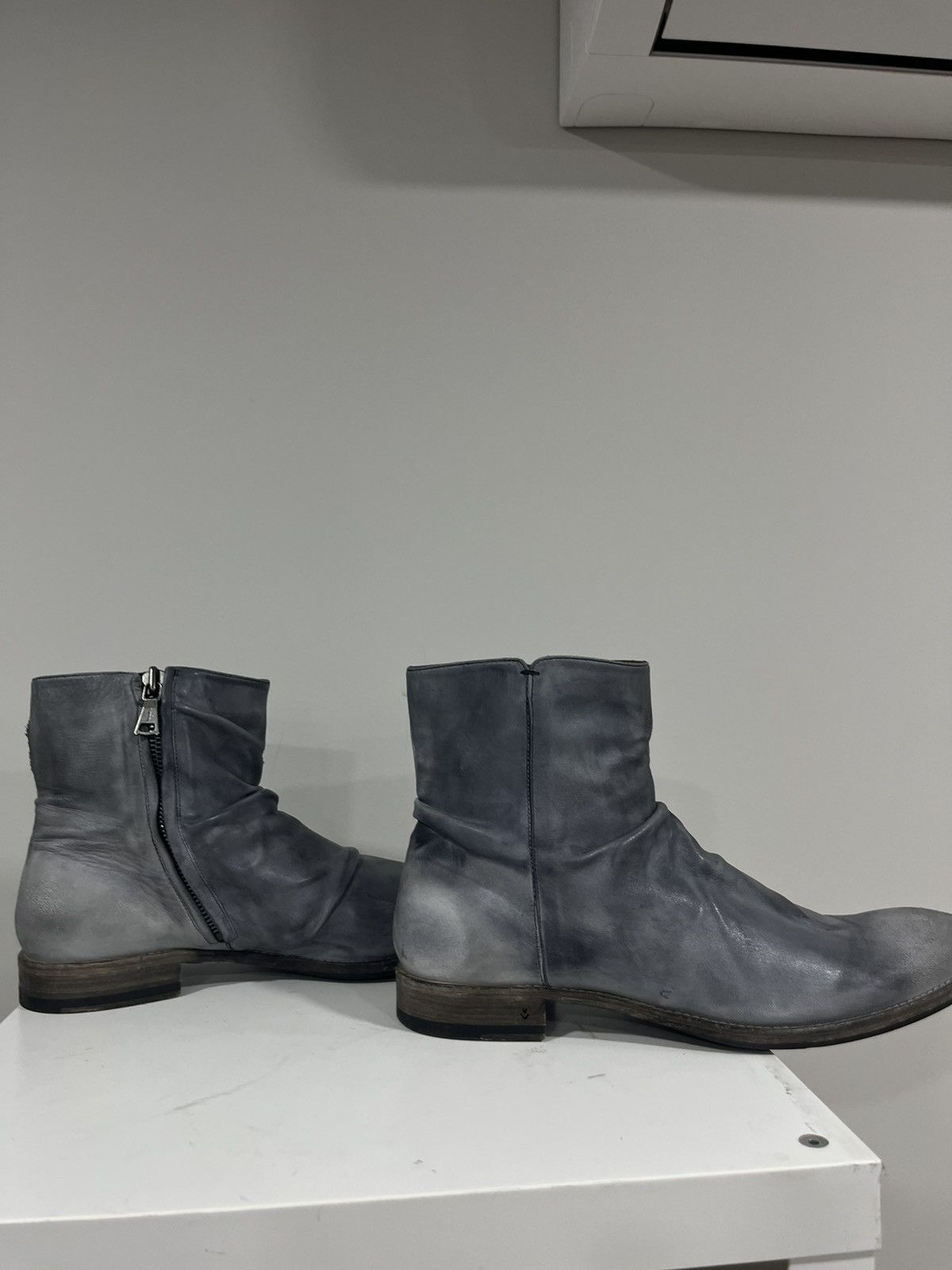 John Varvatos Morrison Sharpei Leather Boot 13 Size US 13 / EU 46 - 7 Thumbnail