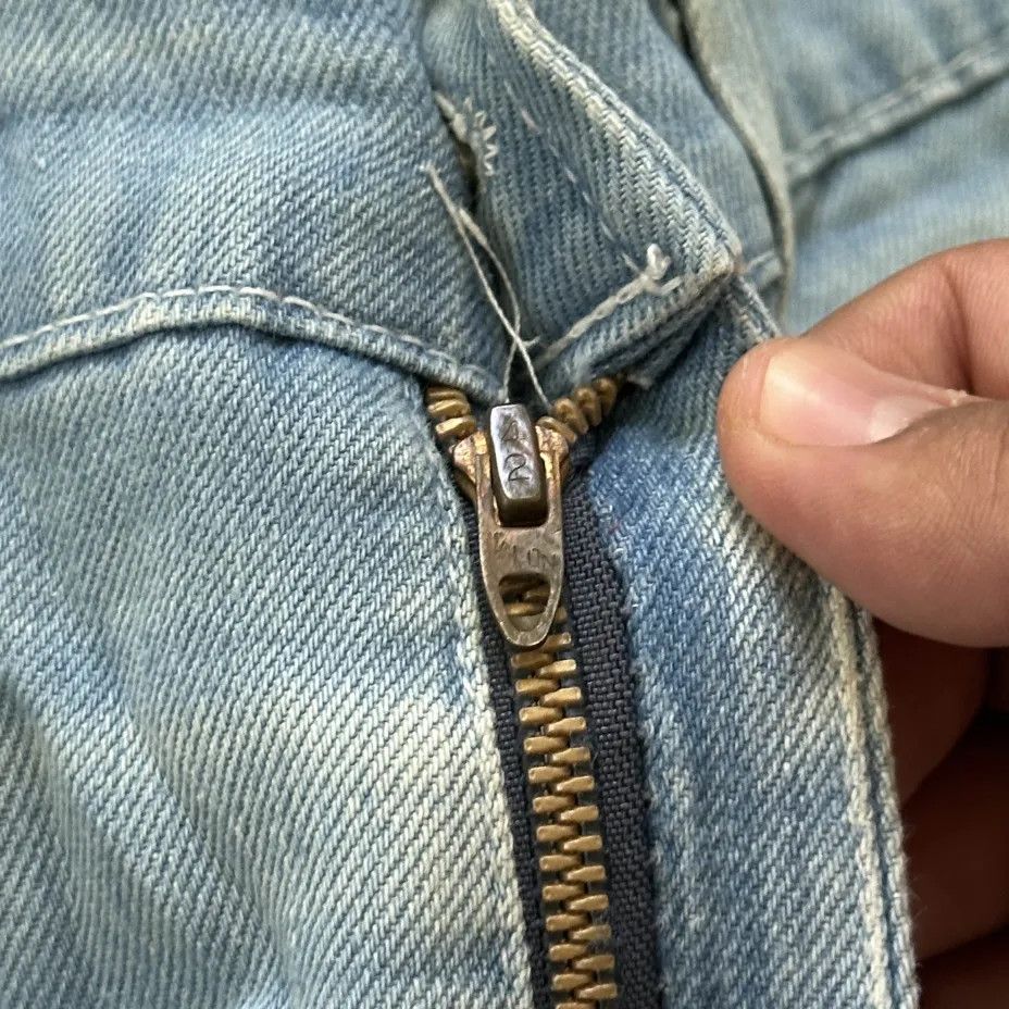 Levi's Vintage 70s Levi's Movin On Blue Tab Denim Jeans Size 32x20 Size US 32 / EU 48 - 8 Thumbnail
