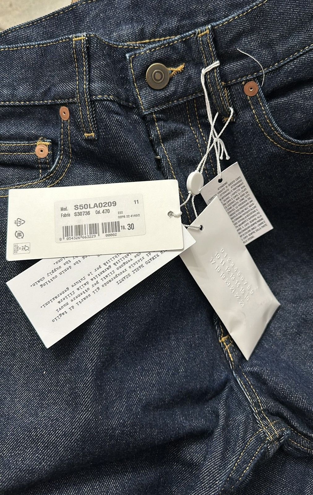 Maison Margiela Maison Margiela Indigo 5 Pocket Denim Size US 30 / EU 46 - 1 Thumbnail