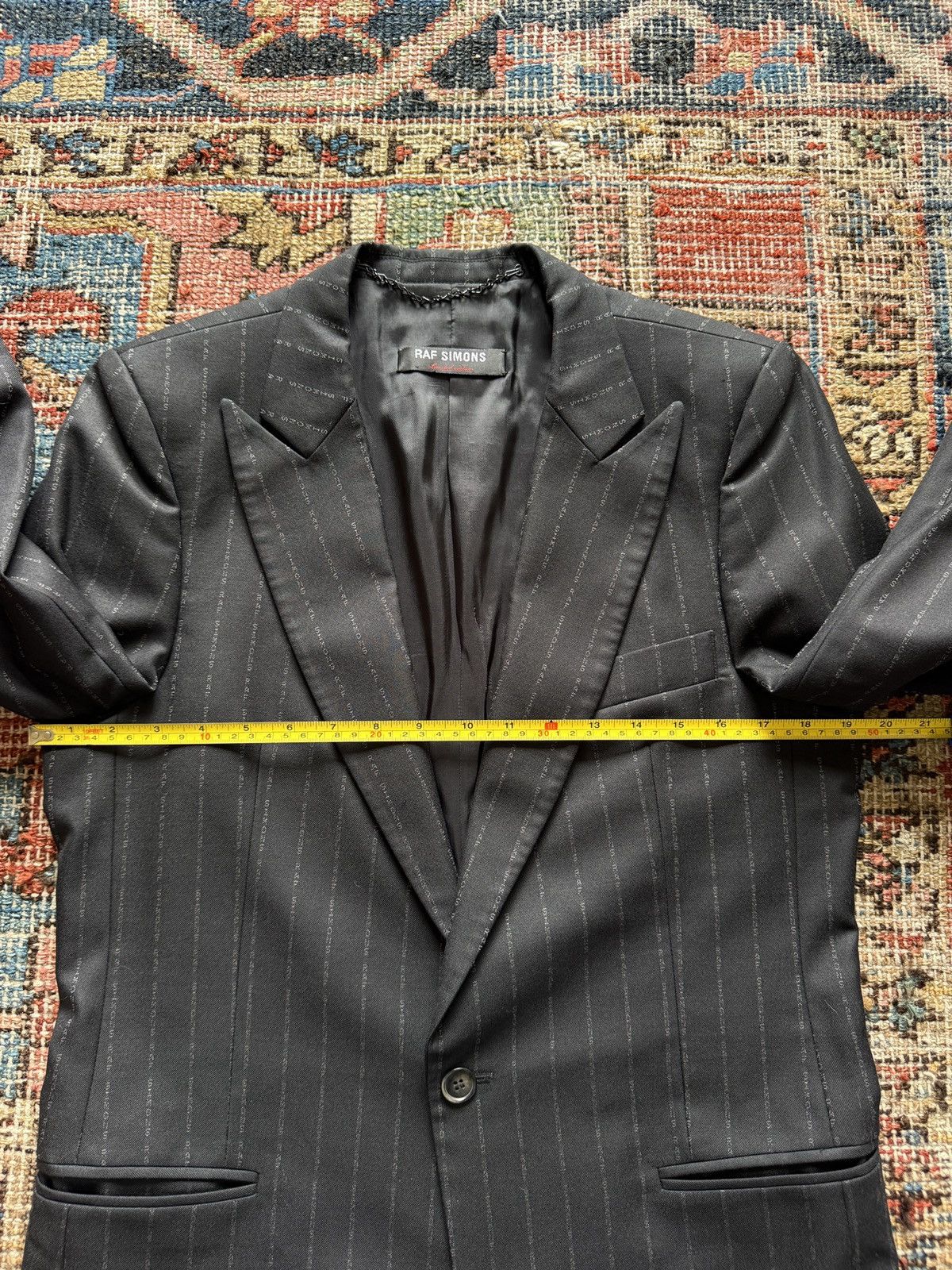 Raf Simons Pinstripe Limited Edition Suit Size 46R - 18 Thumbnail