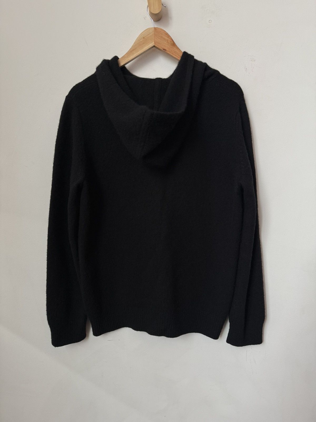 The Row THE ROW Black 100% Cashmere Hoodie Size US L / EU 52-54 / 3 - 2 Thumbnail