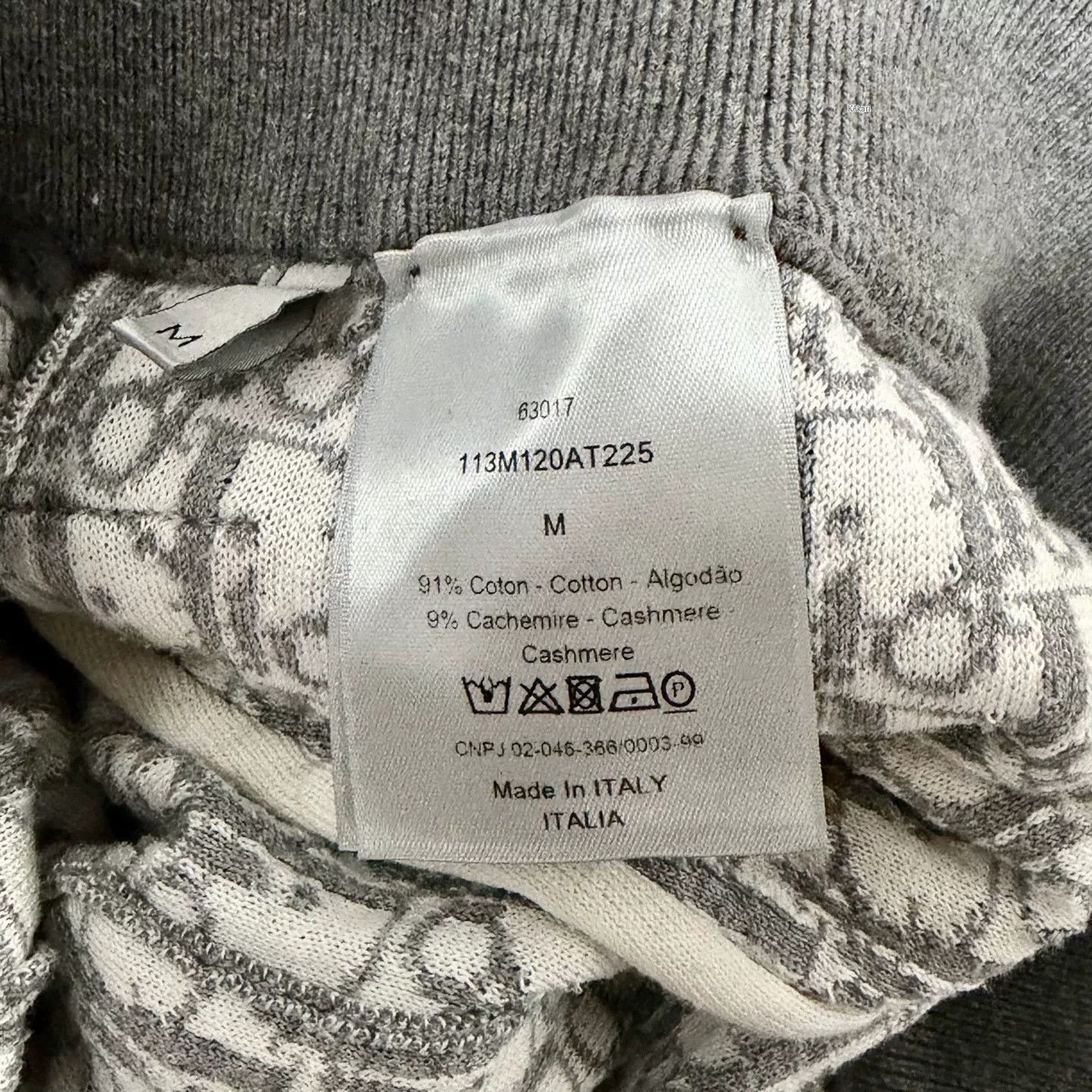 Dior Dior Gray Logo Embroidered Jogger Pants Size US 30 / EU 46 - 4 Thumbnail