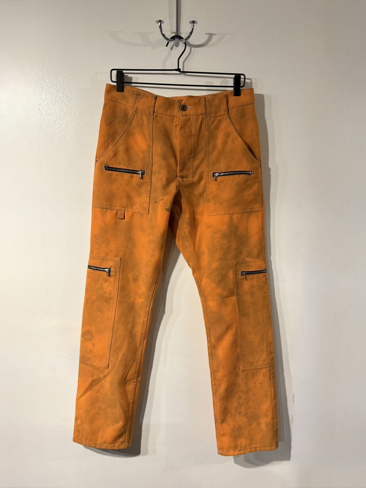 Other In Loving Memory Acid Orange Pants Size US 30 / EU 46 - 2 Thumbnail