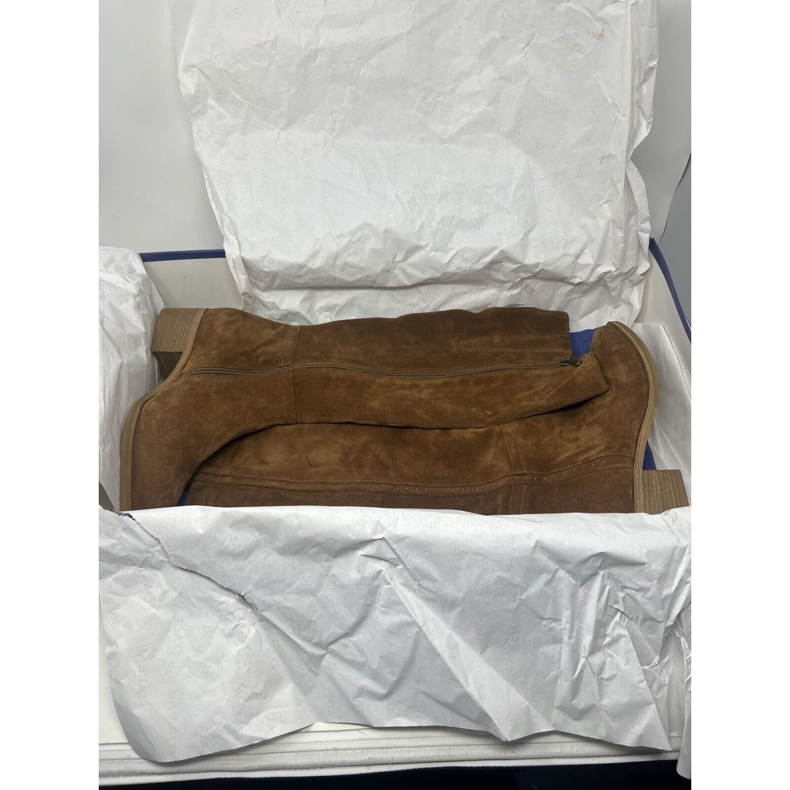 Other Italeau Fiamma Vero Cuoio Suede Genuine Leather Boots 39.5 Size US 9 / IT 39 - 1 Thumbnail