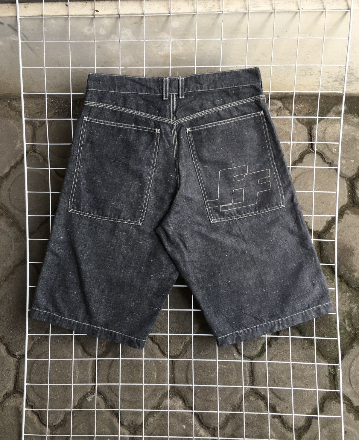 Hysteric Glamour 2000s Ozone Rocks FunkyFarmer Jorts Size US 32 / EU 48 - 3 Thumbnail