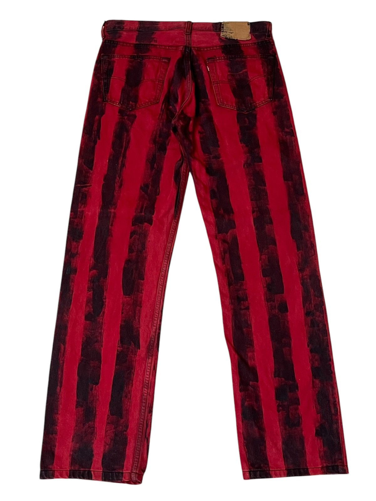 Levi's Vintage Clothing VINTAGE 90s LEVI’S 501 CUSTOM PRISONER INSPIRED ROBINS JEANS Size US 34 / EU 50 - 2 Thumbnail