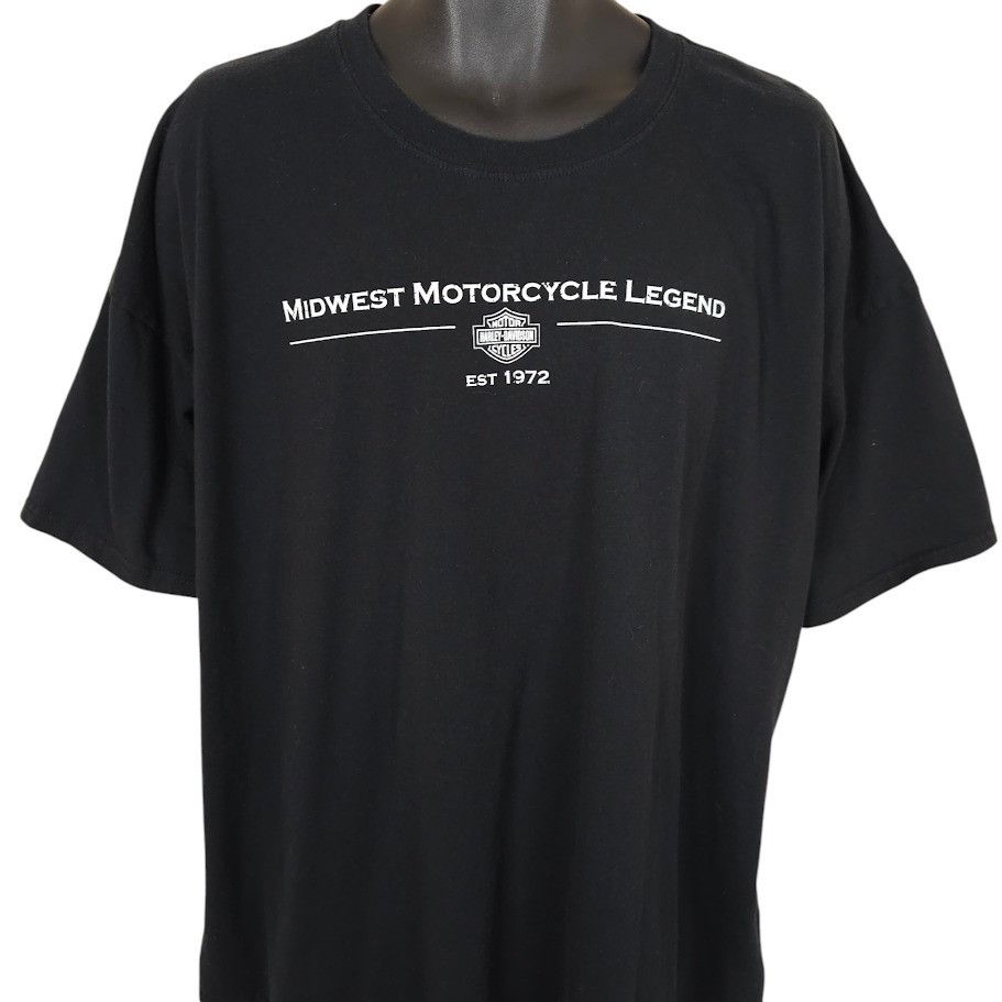 Harley Davidson Harley Davidson T Shirt Mens Size 3XL Black Mason City Iowa Size US XXL / EU 58 / 5 - 2 Thumbnail