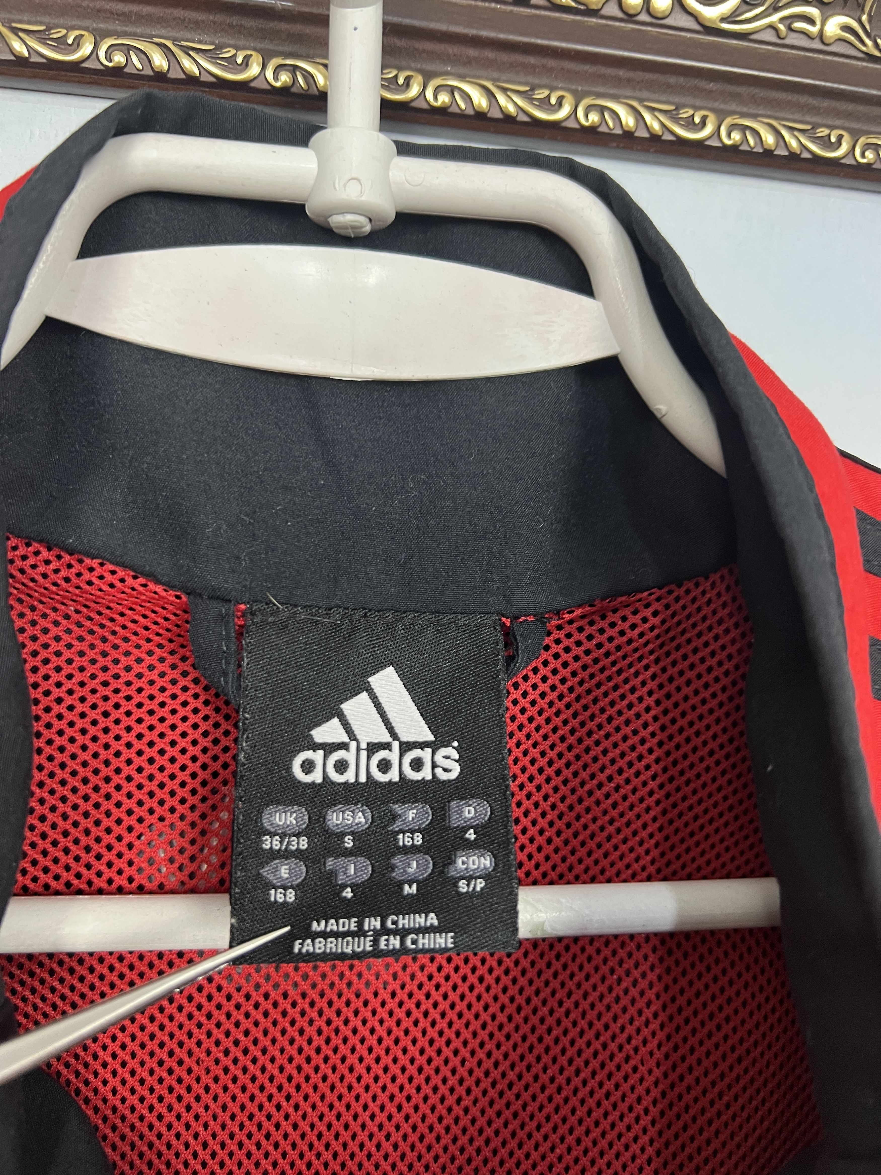 Adidas Vintage AC Milan Football Jacket Soccer Track Top Rare Size US S / EU 44-46 / 1 - 8 Thumbnail