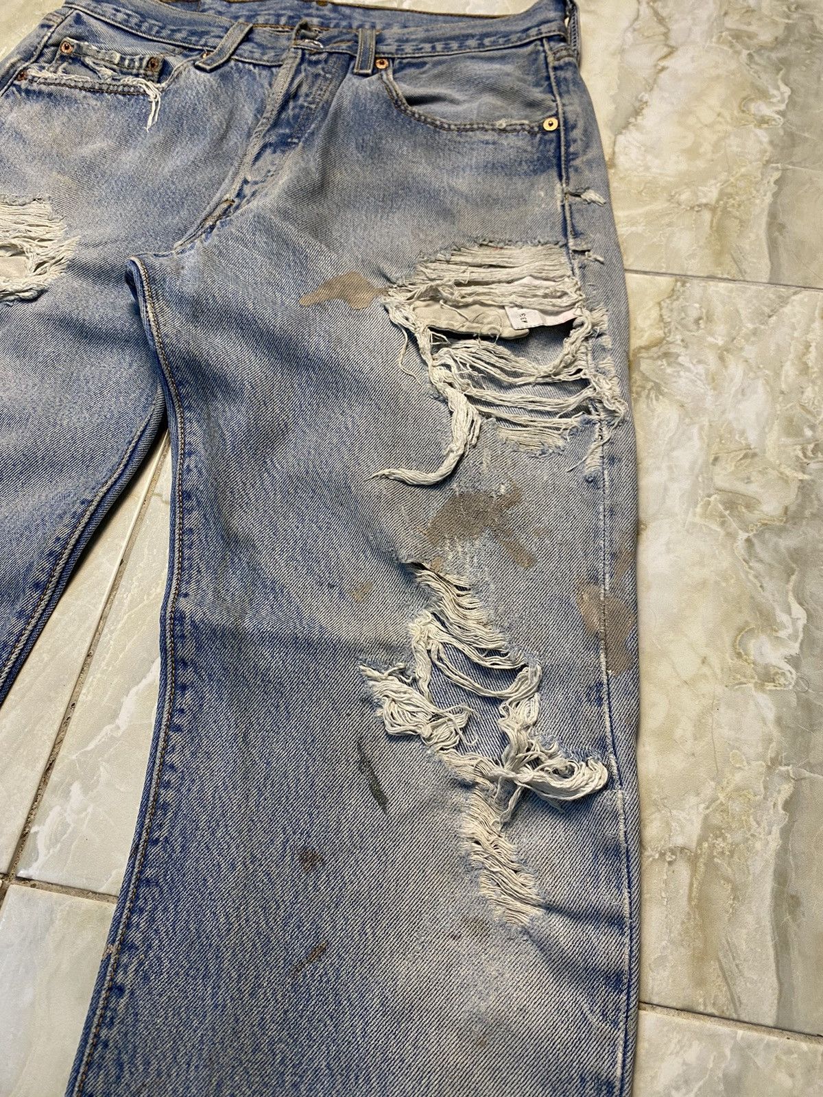 Vintage Levis 501 Size US 33 - 9 Thumbnail