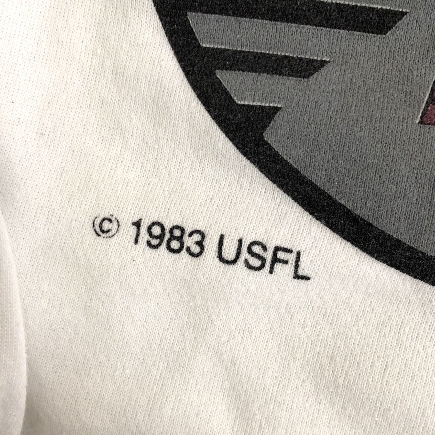 Vintage VINTAGE Signal Jacksonville Bulls USF Football Crewneck Sweatshirt XL White 50/50 Cotton Polyester 1983 90s Sports Mens Size US XL / EU 56 / 4 - 2 Thumbnail