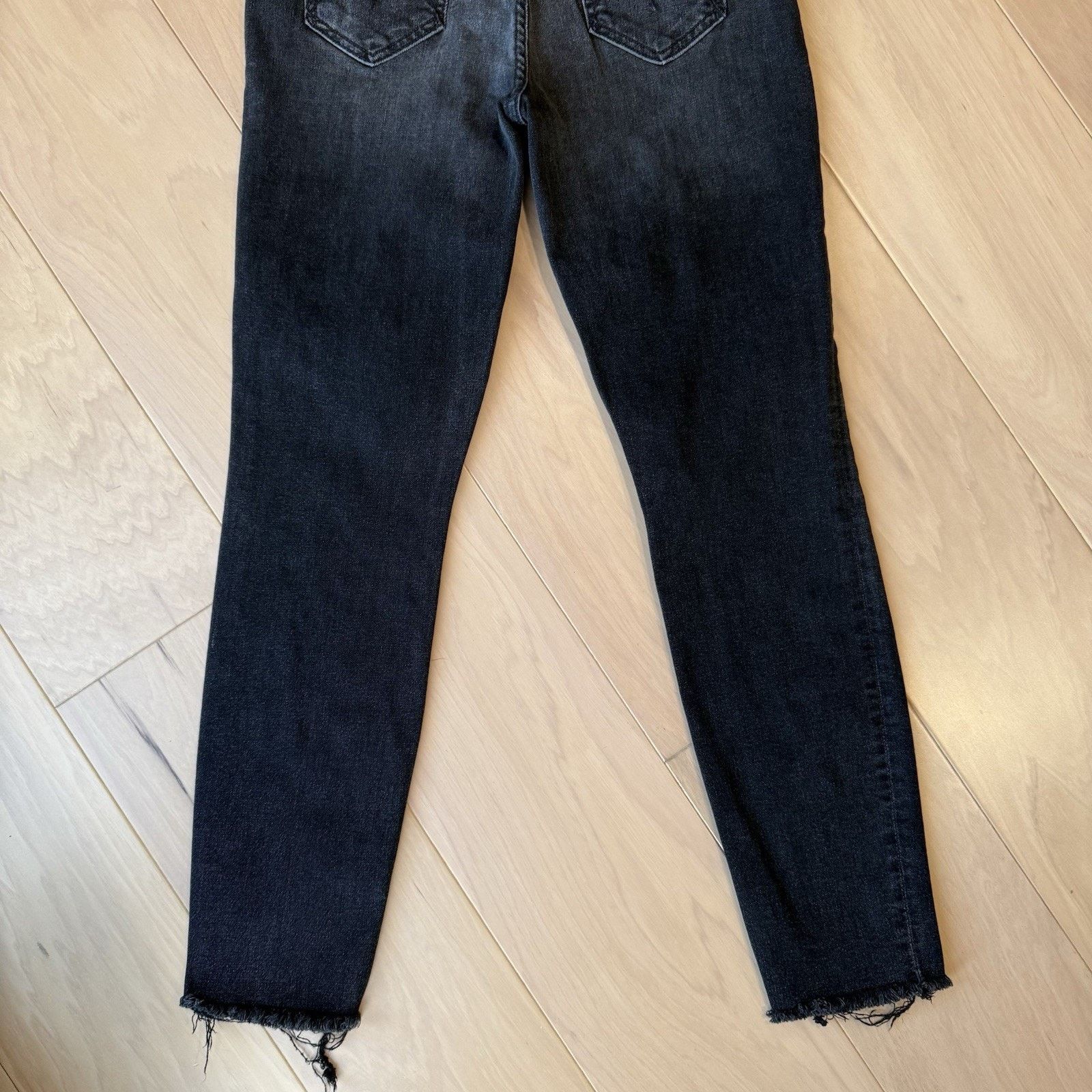 MOTHER Mother High Waisted Looker Jeans Women's 28 Black Ankle Size 28" / US 6 / IT 42 - 8 Thumbnail