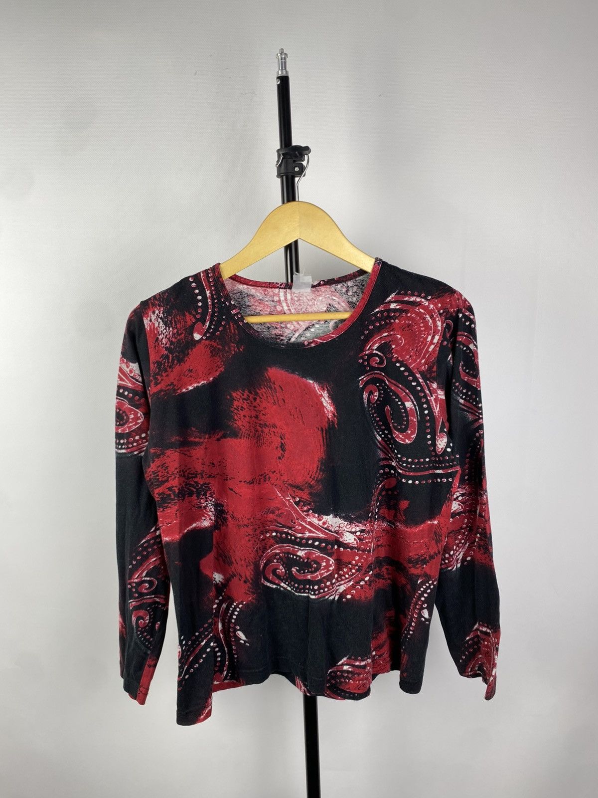 Designer × Japanese Brand × Vintage Save The Queen Jean Paul Gaultier Style Mesh Blouses Size L / US 10 / IT 46 - 1 Thumbnail