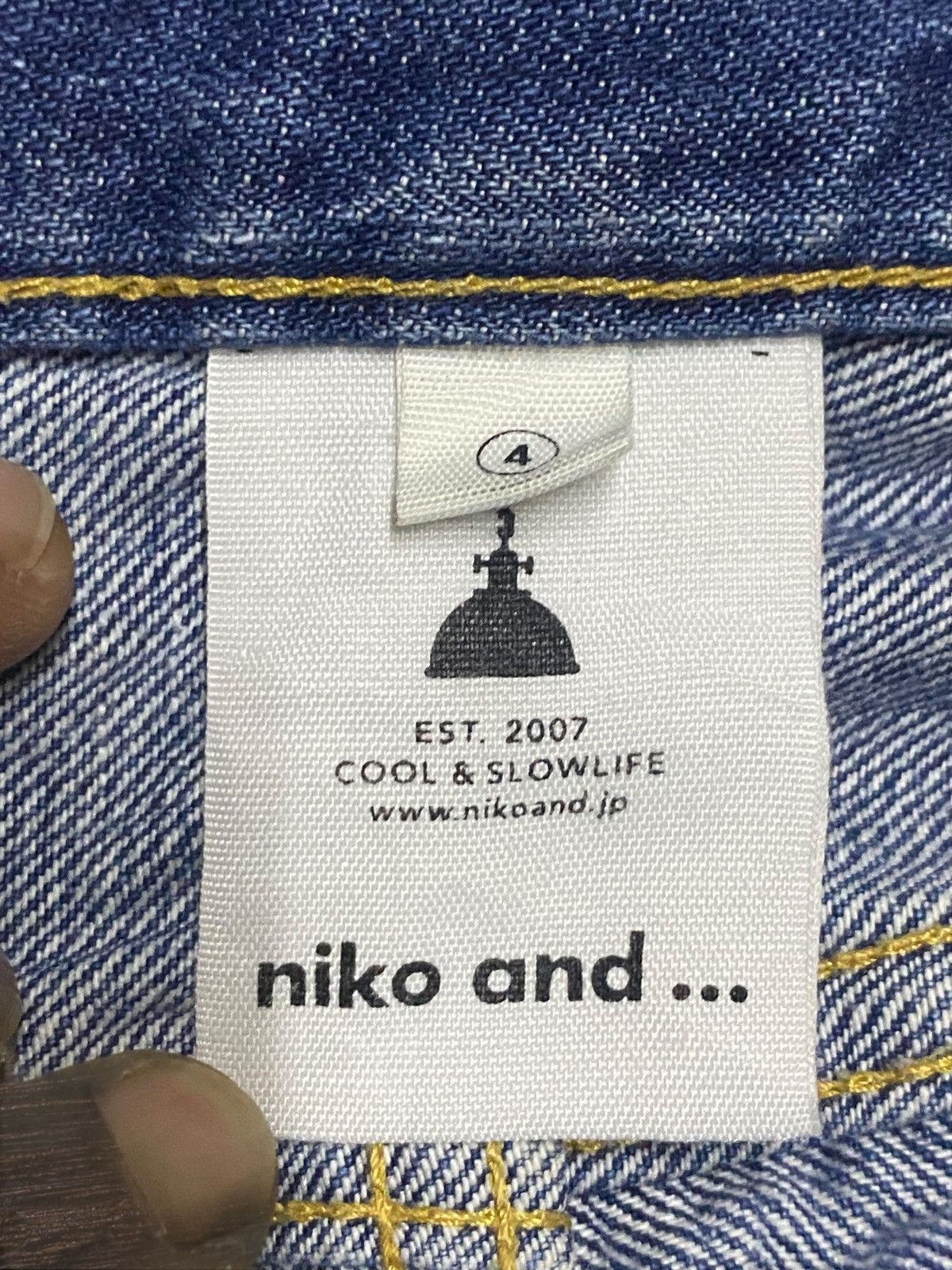 Japanese Brand Vintage Japanese Brand Niko And Faded Wash Distressed Slim Size US 32 / EU 48 - 13 Thumbnail