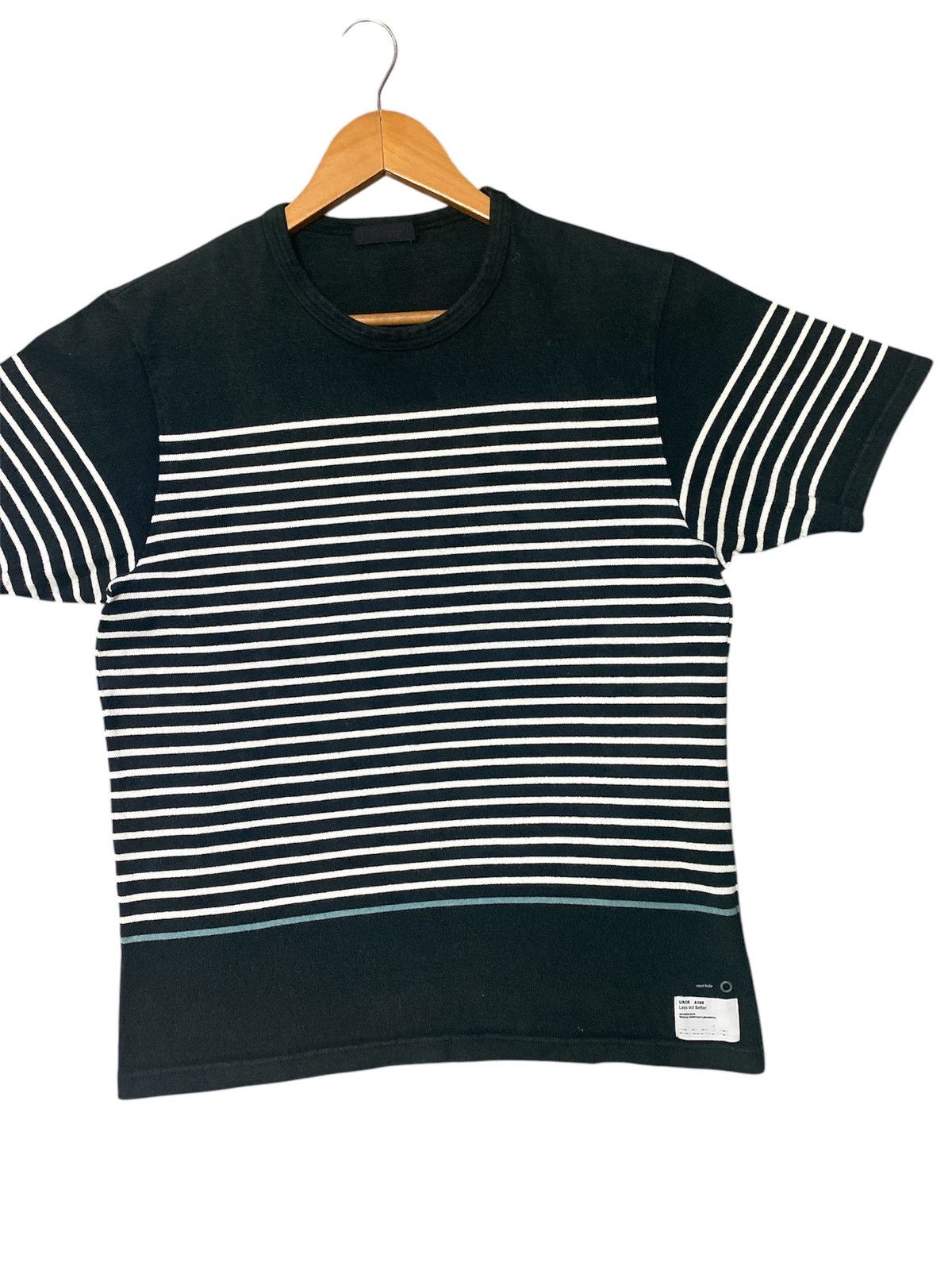 Japanese Brand × Undercover ‼️RARE‼️2010 UNDERCOVER “ LESS BUT BETTER” STRIPED SHIRT TEE🔥 Size US M / EU 48-50 / 2 - 2 Thumbnail
