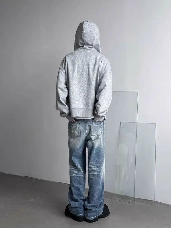 Japanese Brand Vintage Y2K washed liggy wide leg jeans Size US 34 / EU 50 - 7 Thumbnail