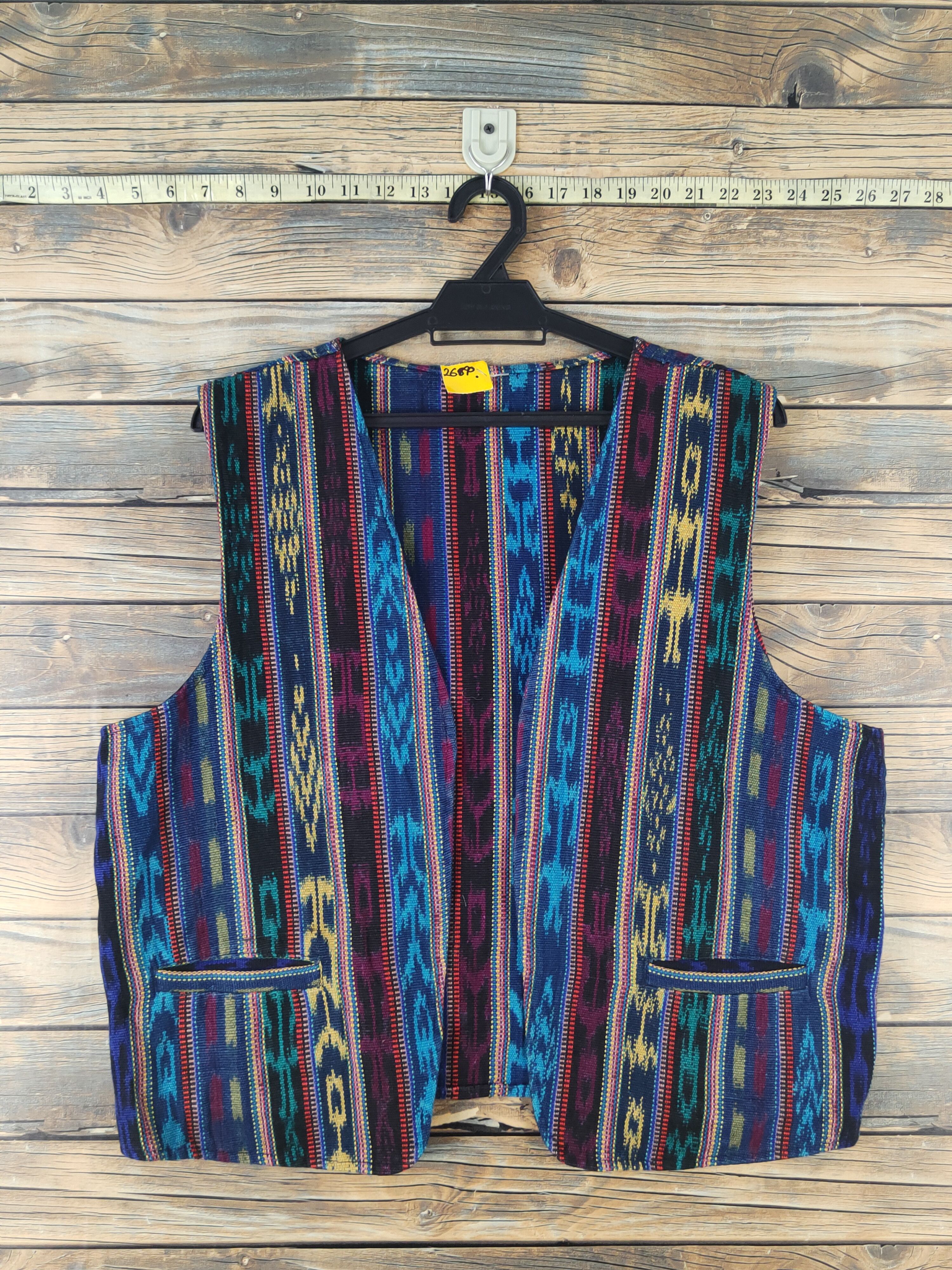 Handmade DL Japan handmade vintage Mix Knitwear Vests #2690 Size US M / EU 48-50 / 2 - 1 Thumbnail