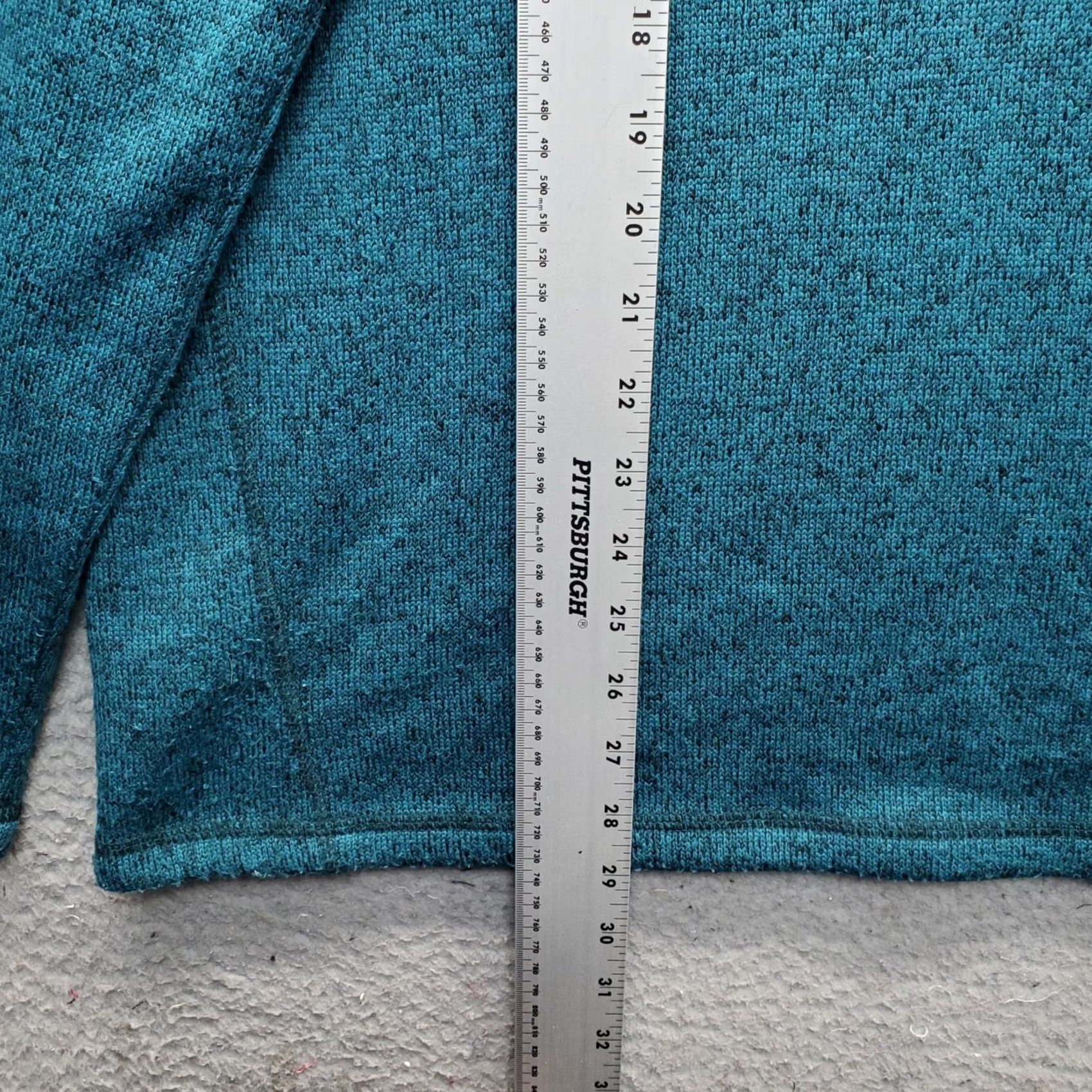 Eddie Bauer Eddie Bauer Better Sweater Mens L Teal Fleece Lined Athletic Mock Neck 1/4 Zip Size US L / EU 52-54 / 3 - 3 Thumbnail